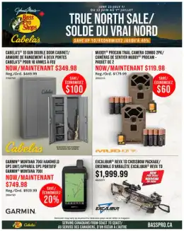 Cabela's & Bass Pro True North Sale
