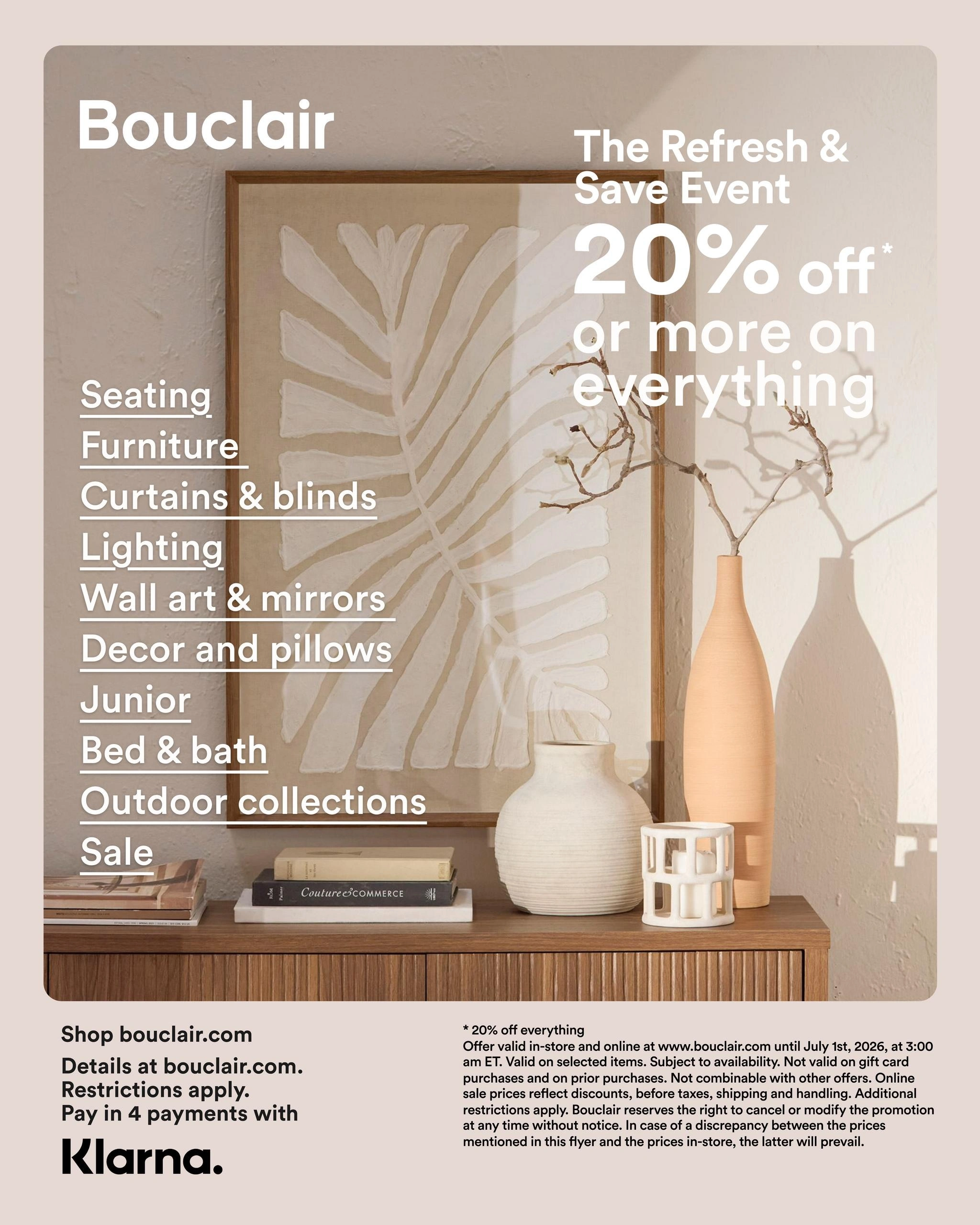 Bouclair flyer page 17