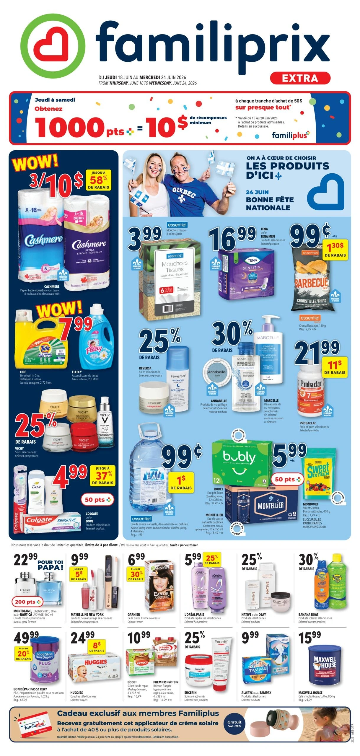 Familiprix flyer page 1