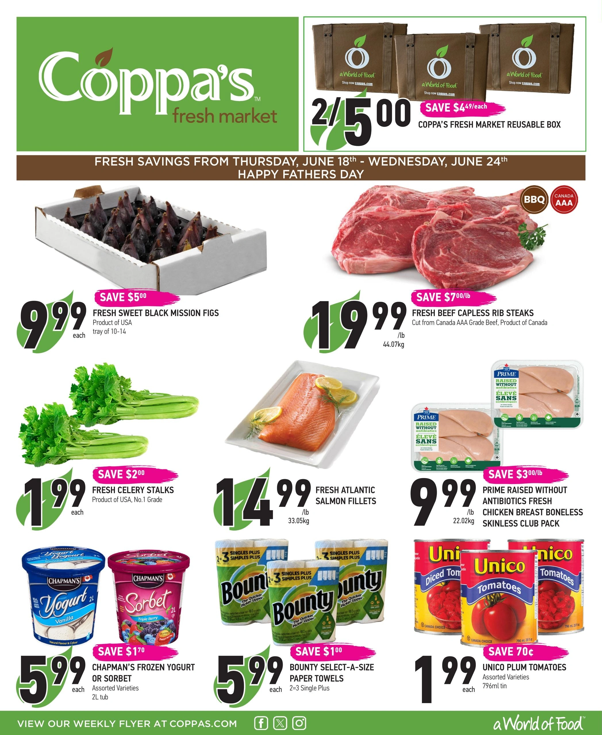 Coppa's Fresh Market flyer page 1