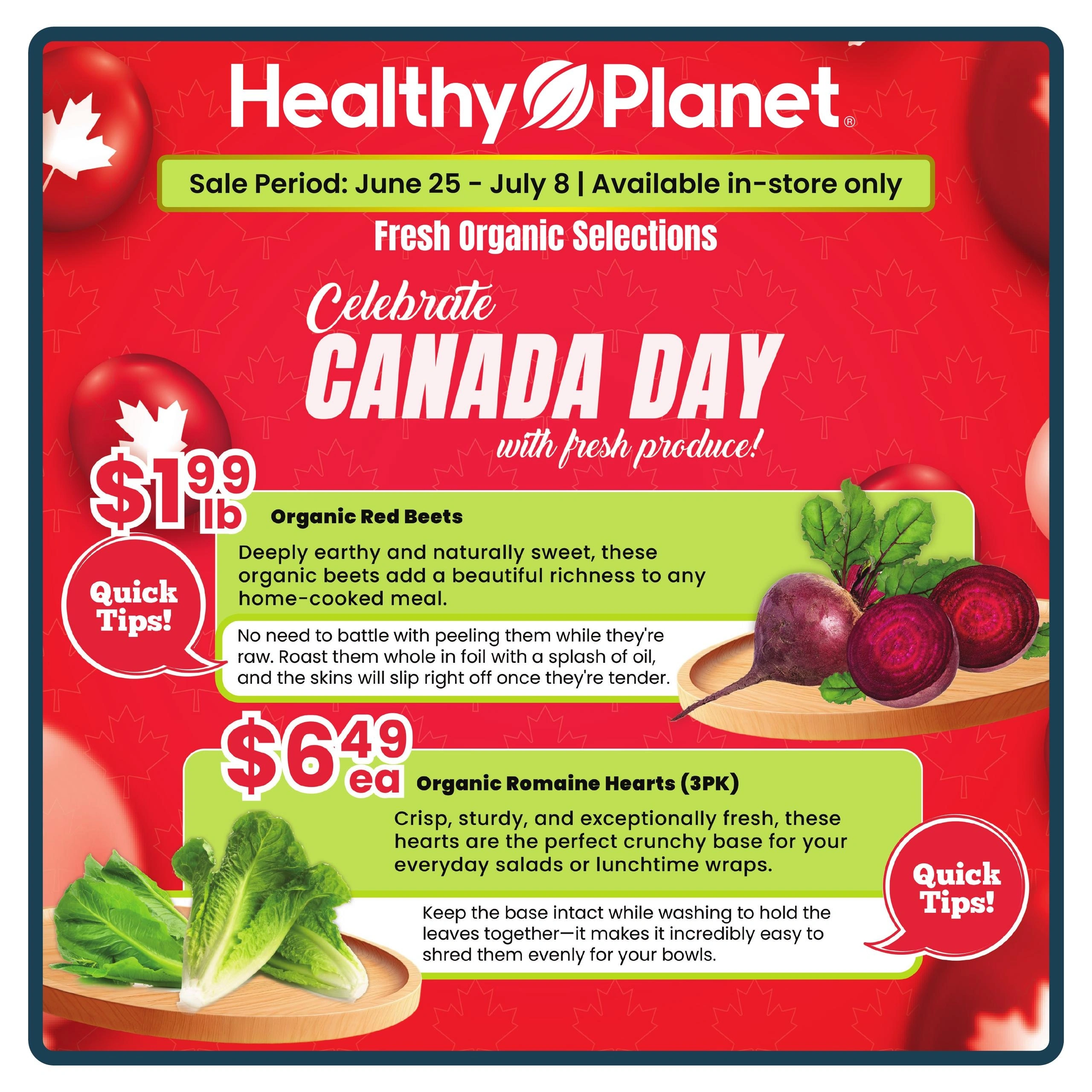 Healthy Planet flyer page 1