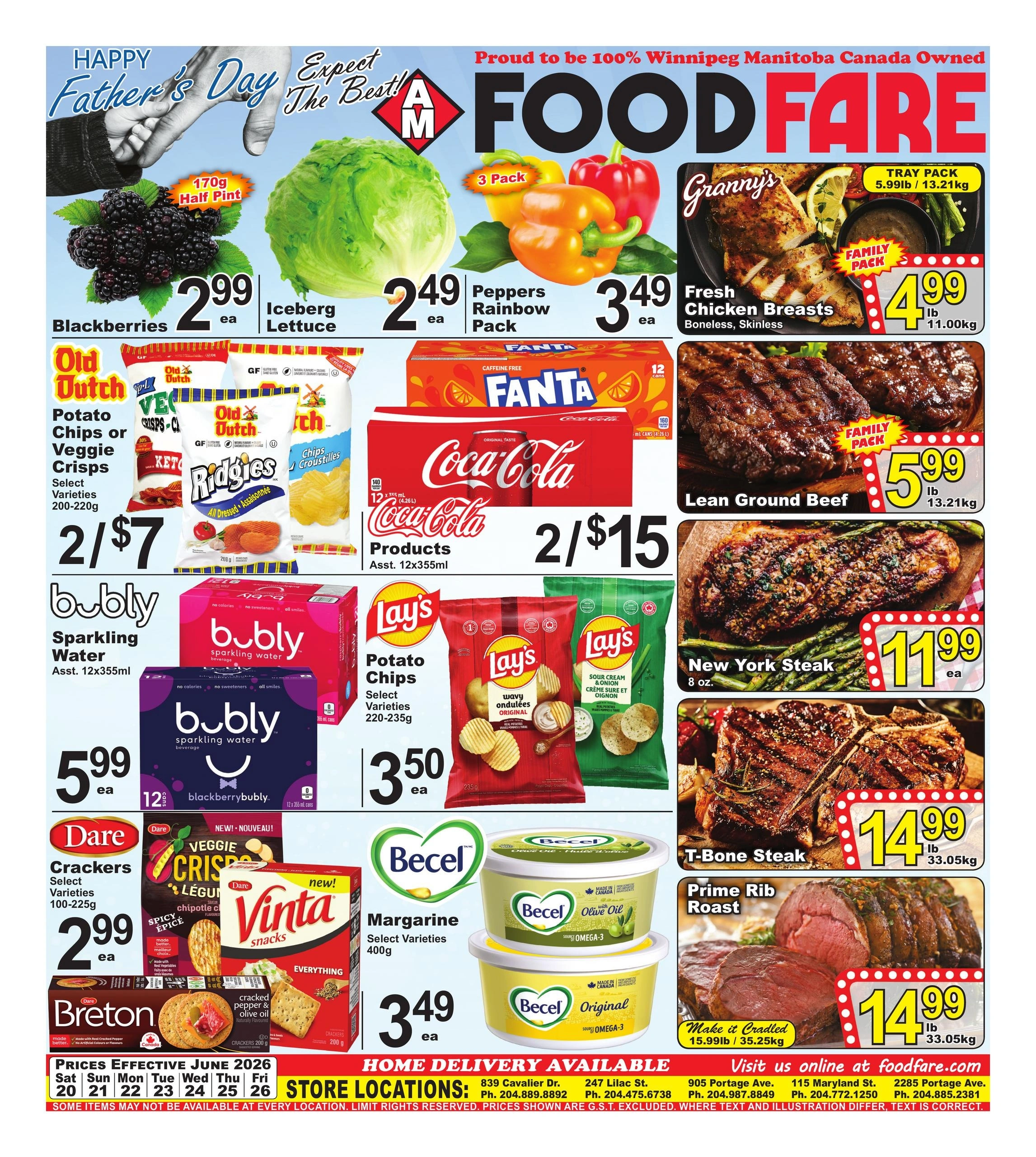 Food Fare flyer page 1