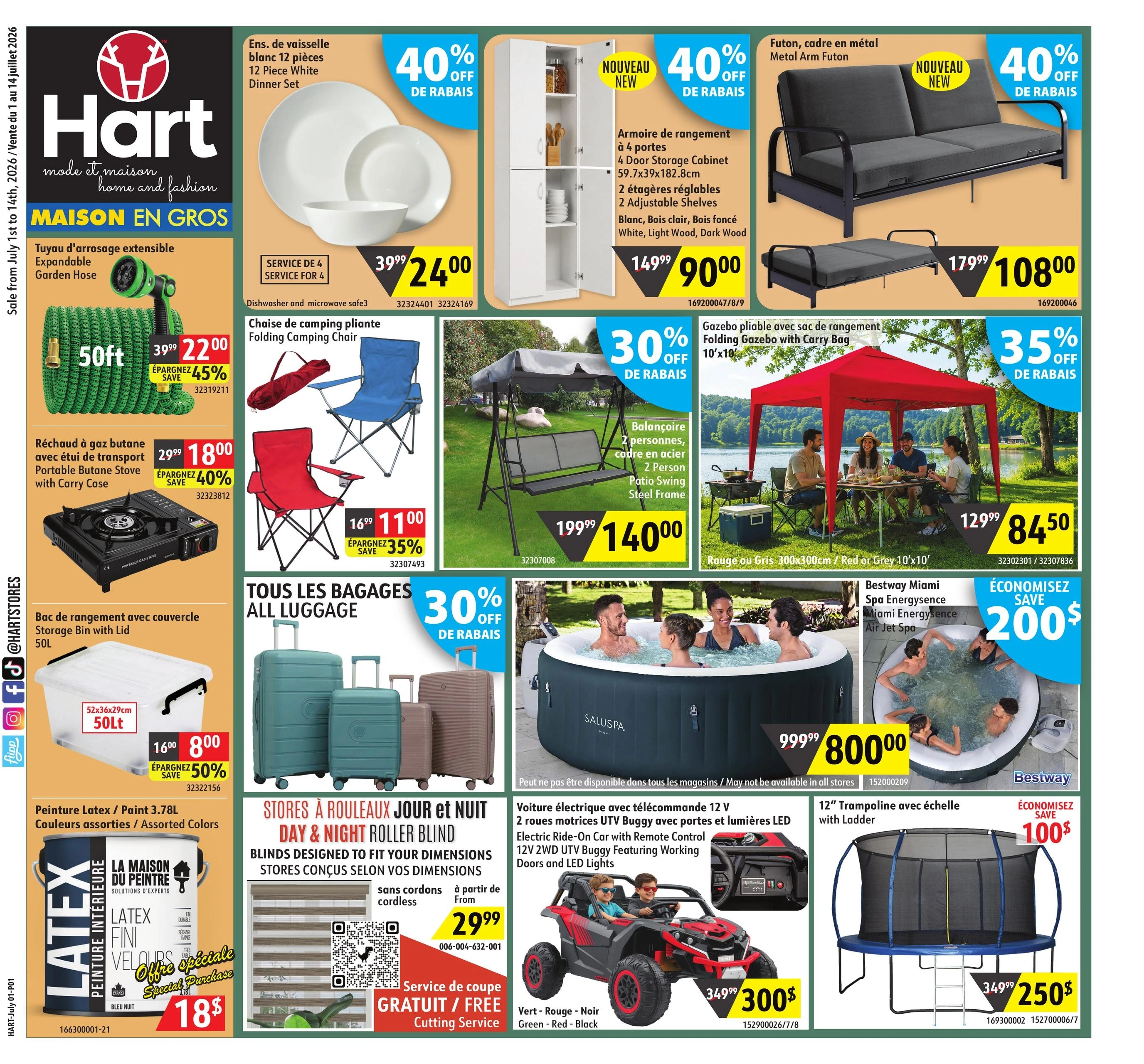 Hart Stores flyer page 1