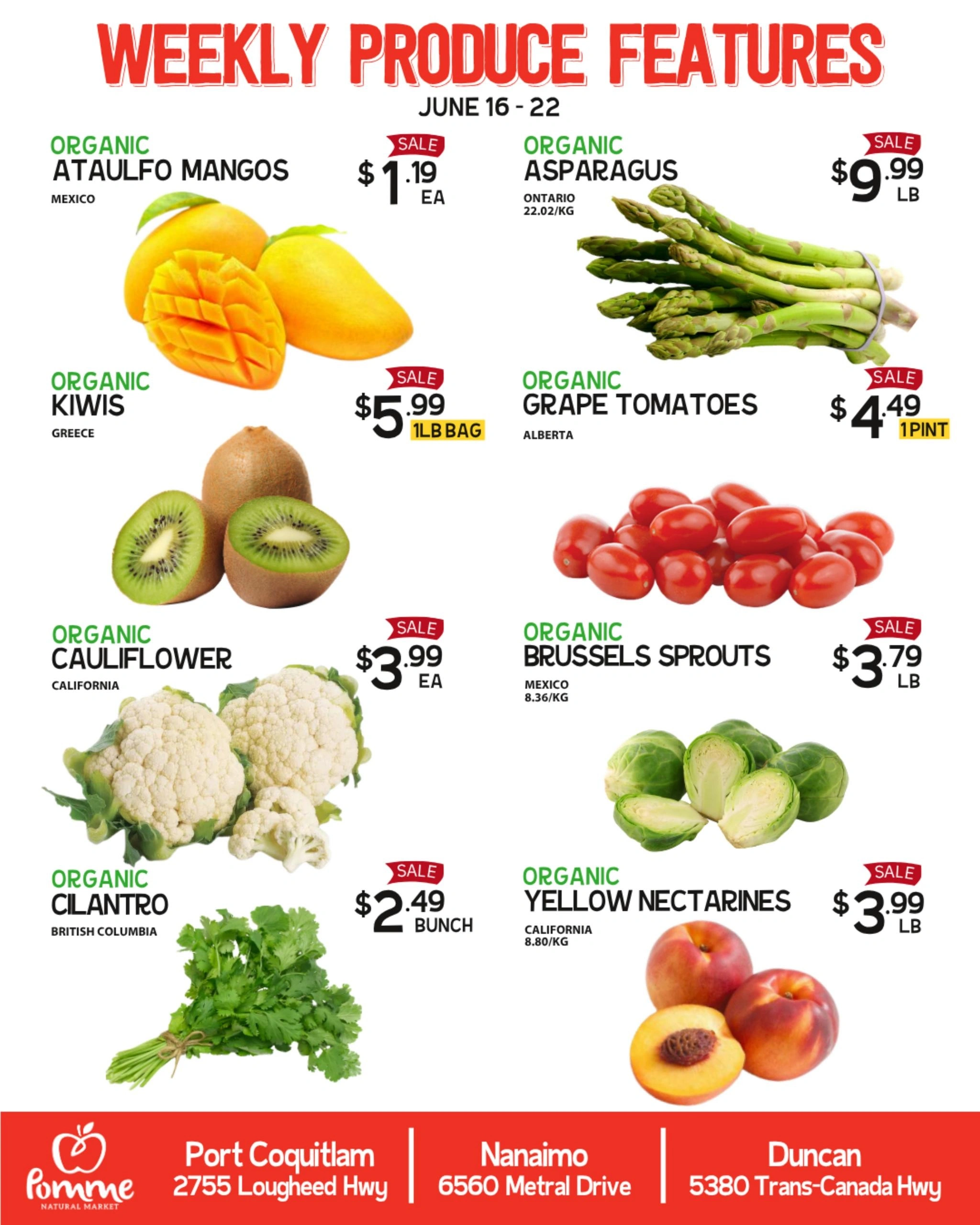 Pomme Produce flyer page 1