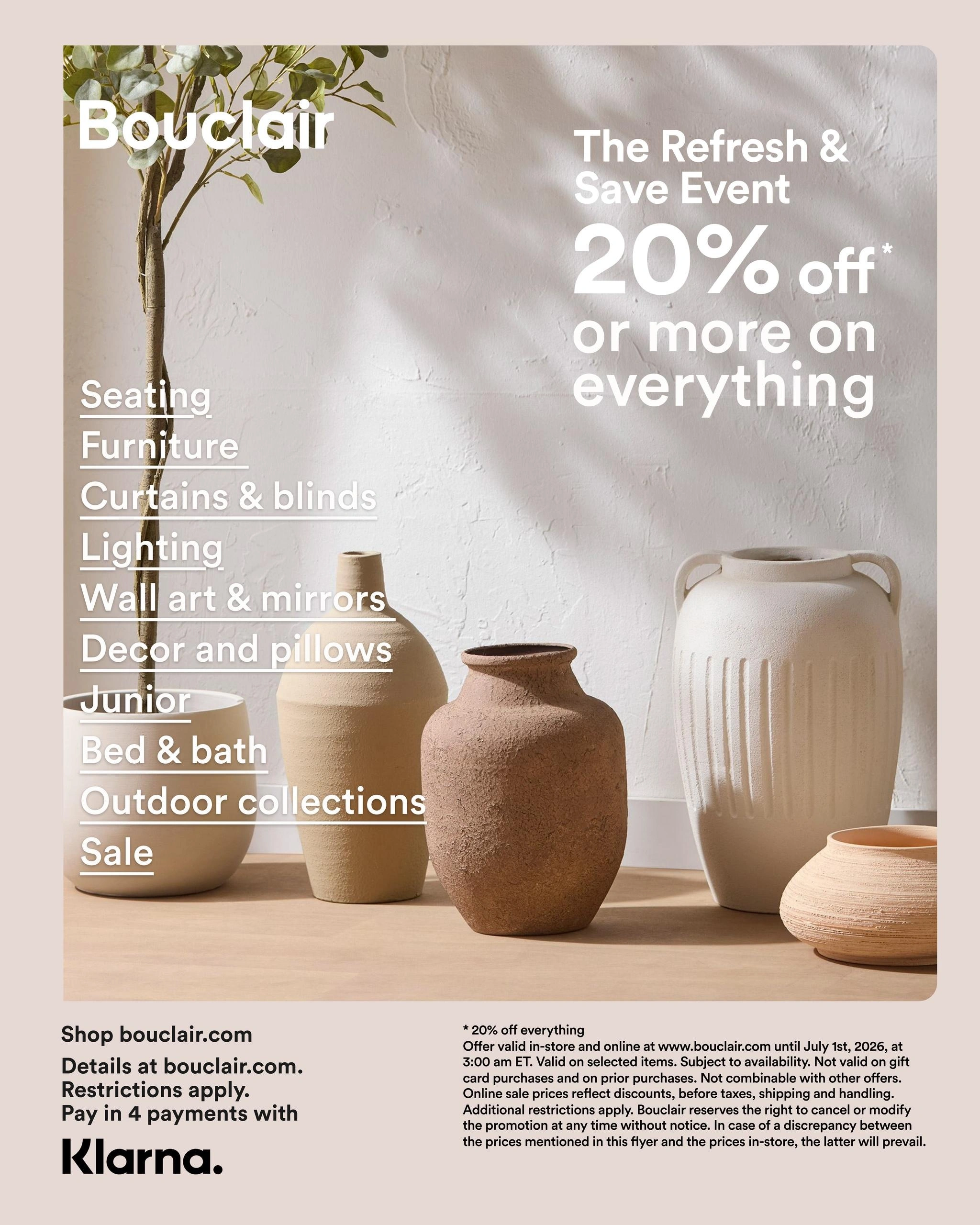 Bouclair flyer page 16