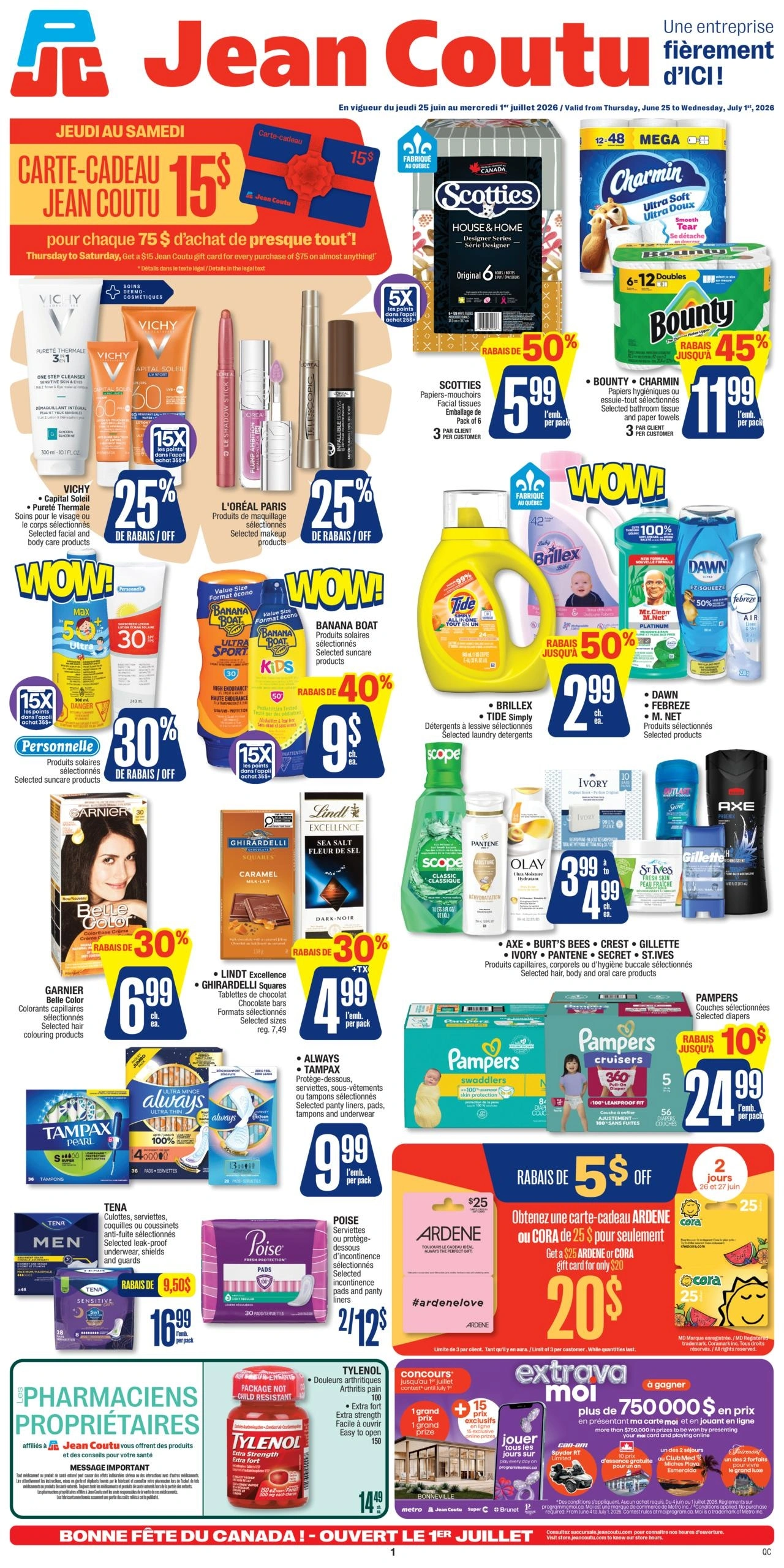 Jean Coutu flyer page 1
