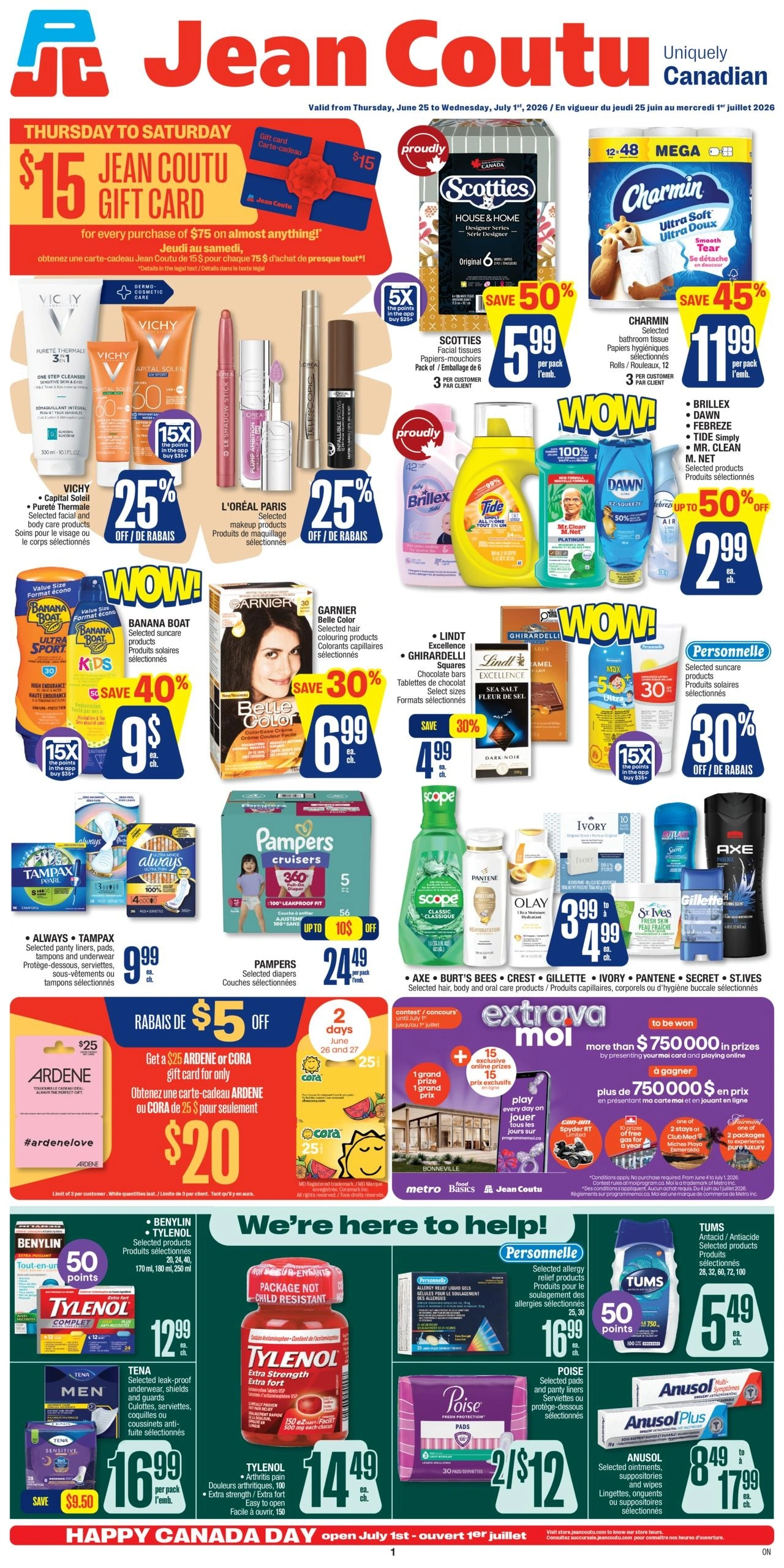 Jean Coutu flyer page 1