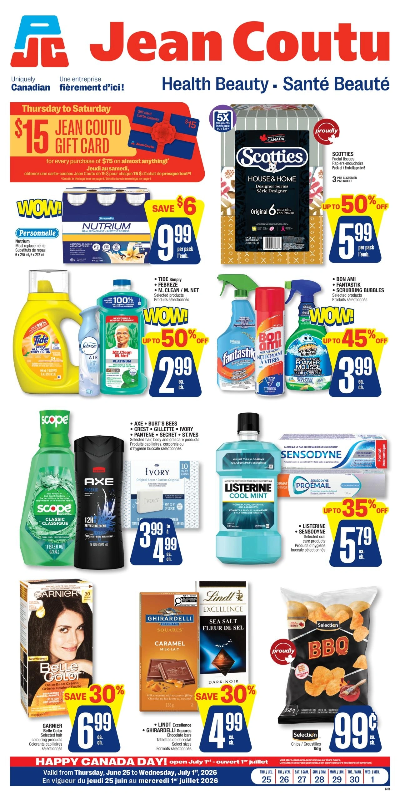 Jean Coutu flyer page 1