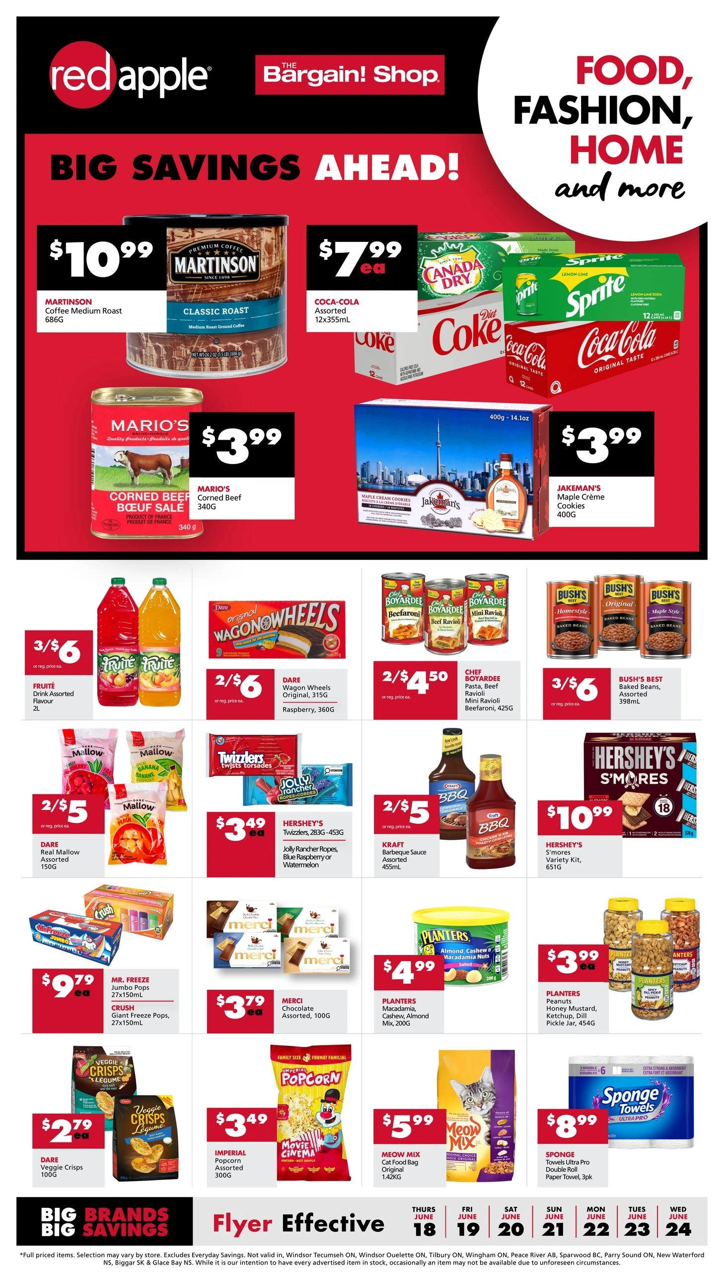 The Bargain! Shop flyer page 1