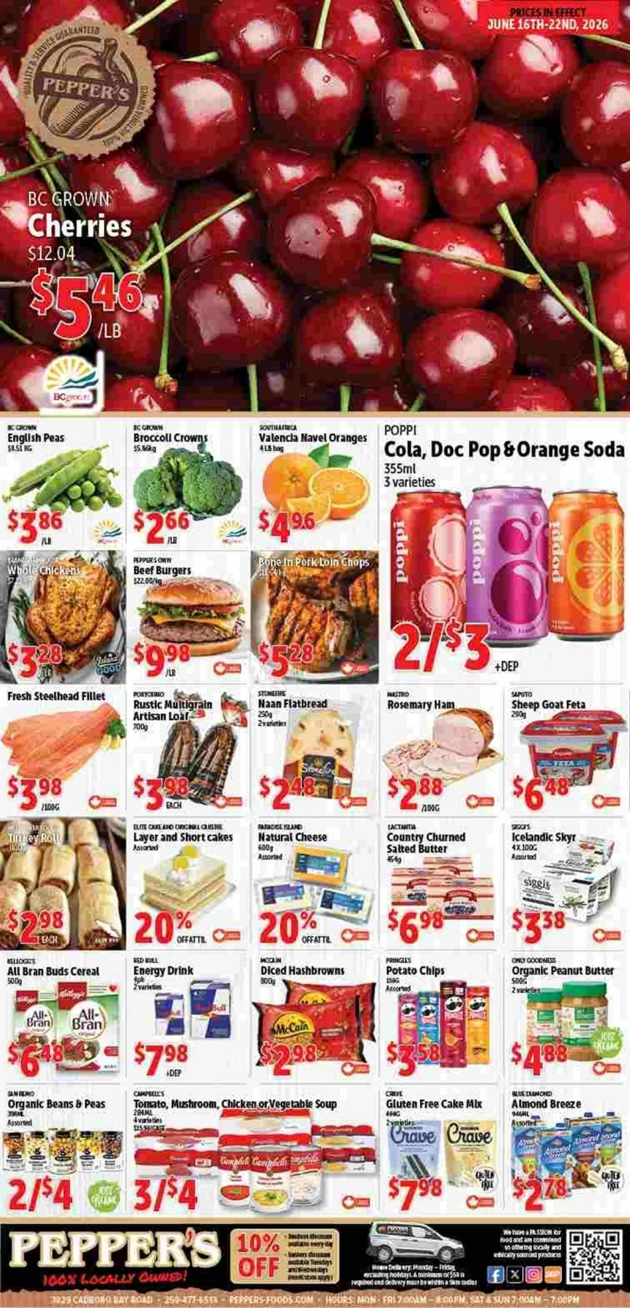 Pepper's Foods flyer page 1