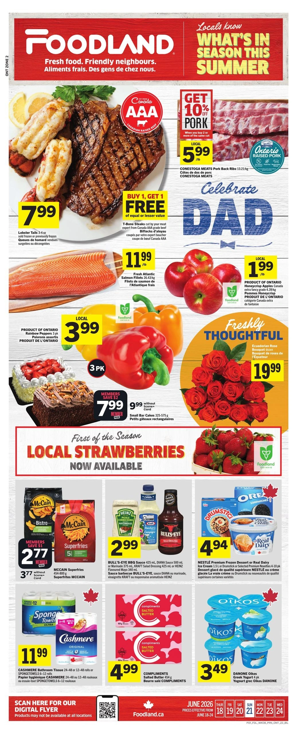 Foodland flyer page 1