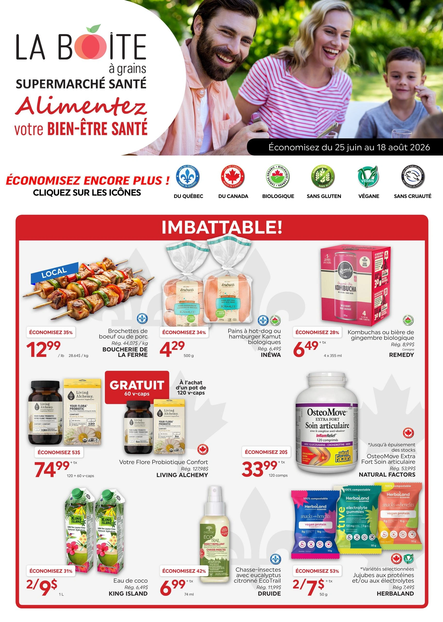 La Boite à Grains flyer page 1