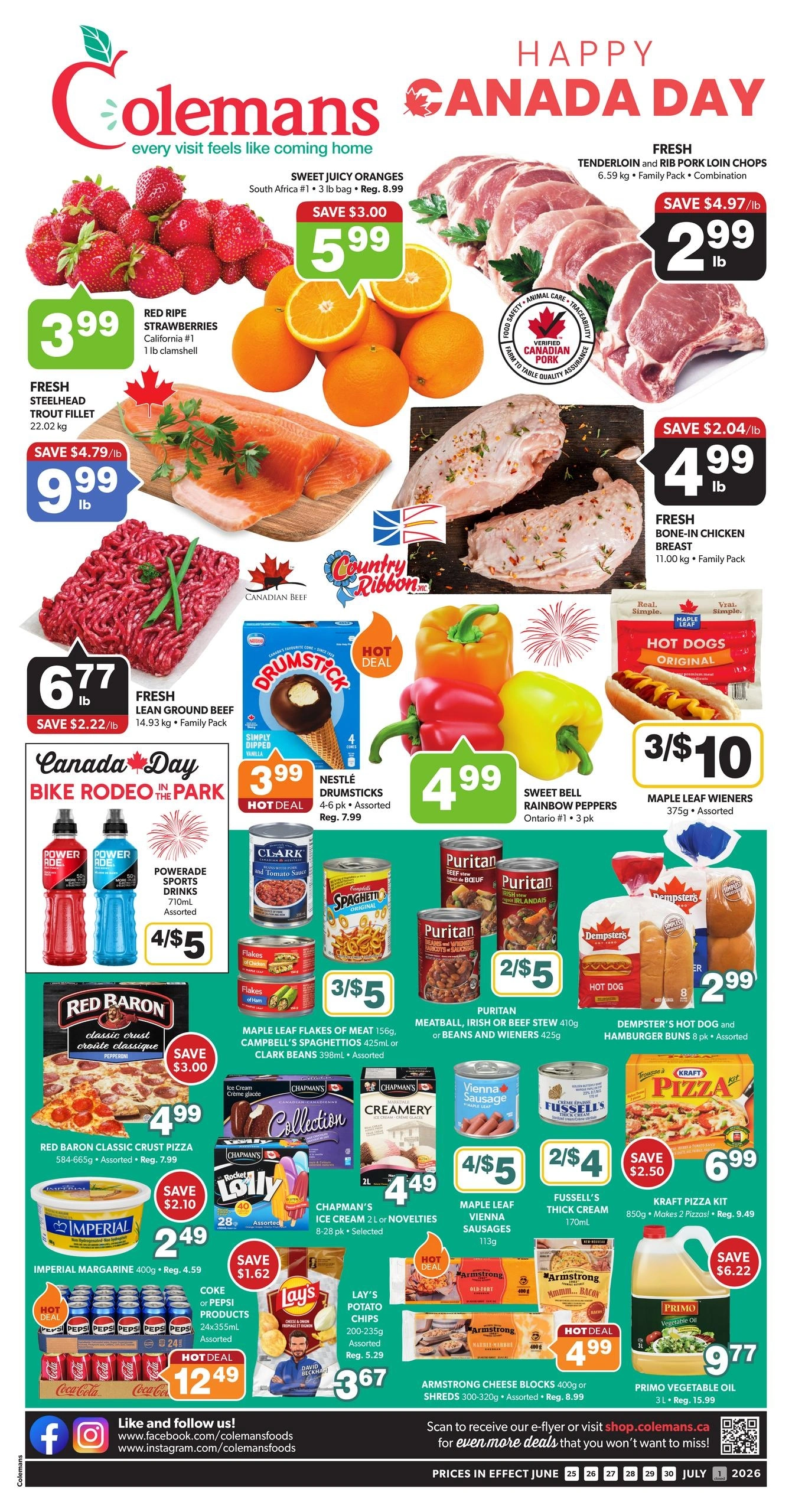 Colemans	 flyer page 1
