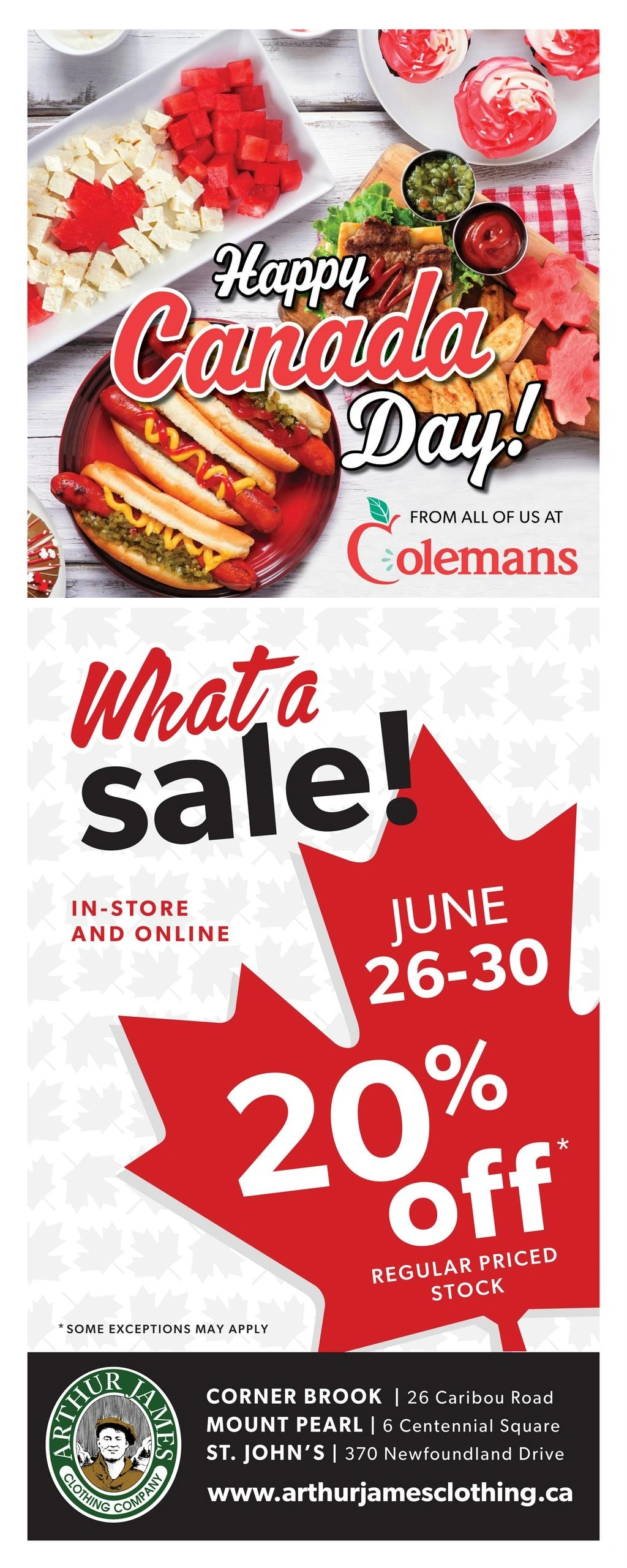 Colemans	 flyer page 12