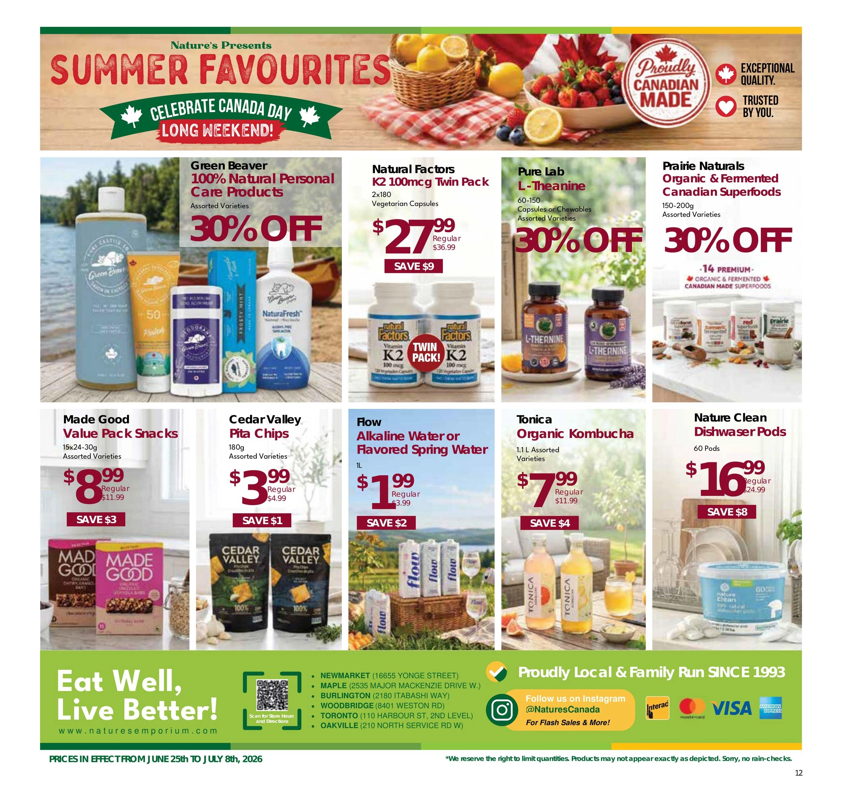 Nature's Emporium flyer page 12