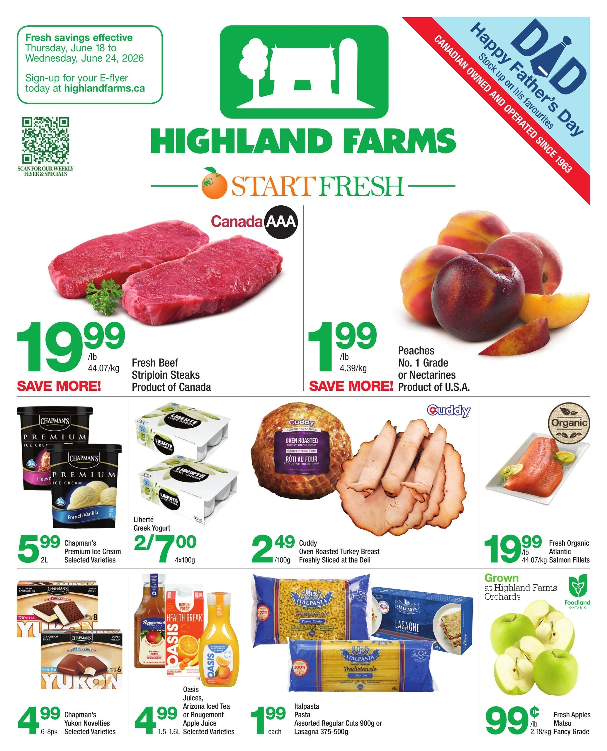Highland Farms flyer page 1