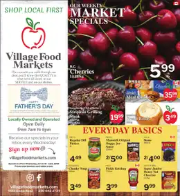 Village Food Markets Indexed Weekly