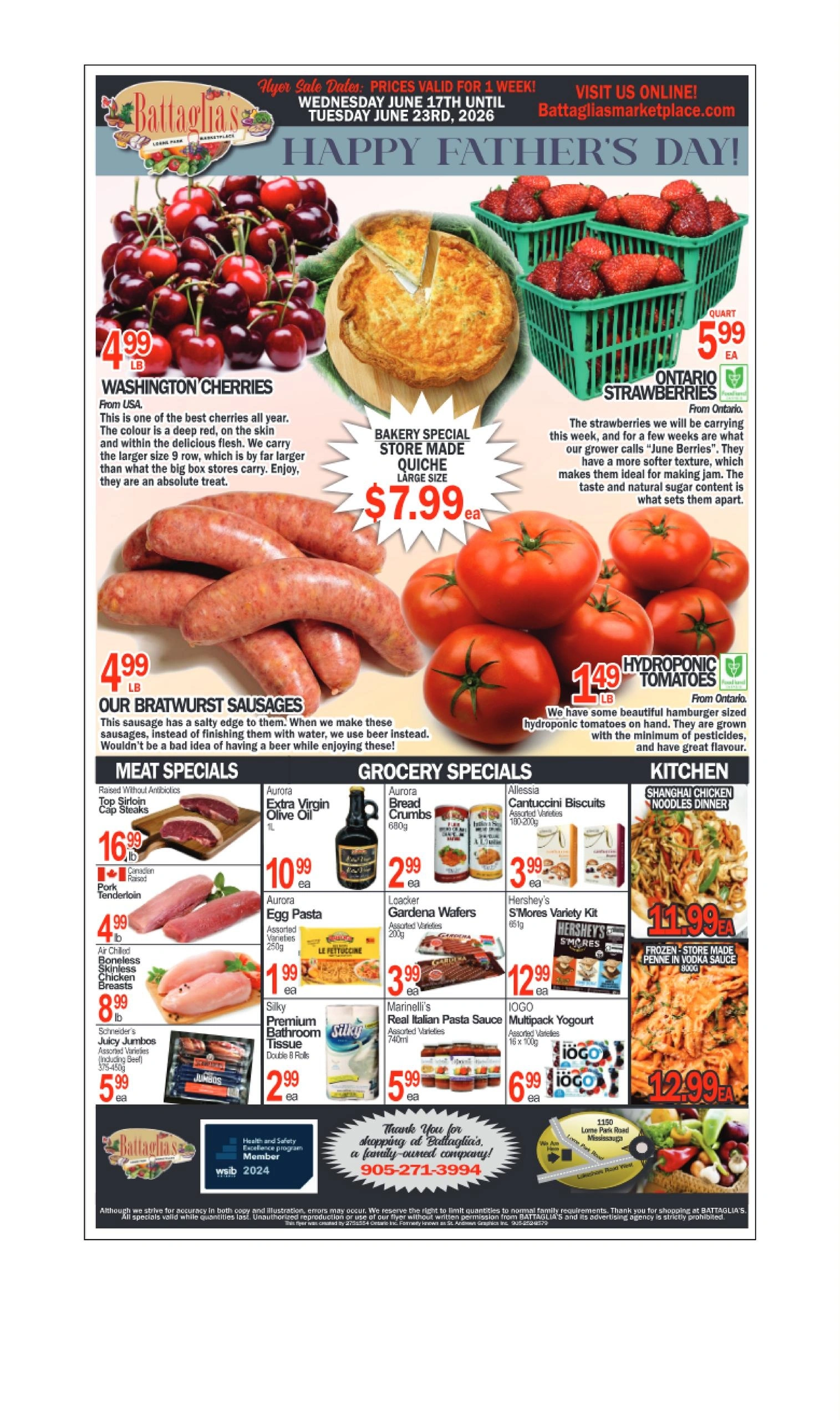 Battaglia's Marketplace flyer page 1