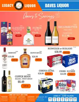 Legacy Liquor Indexed Bi-weekly