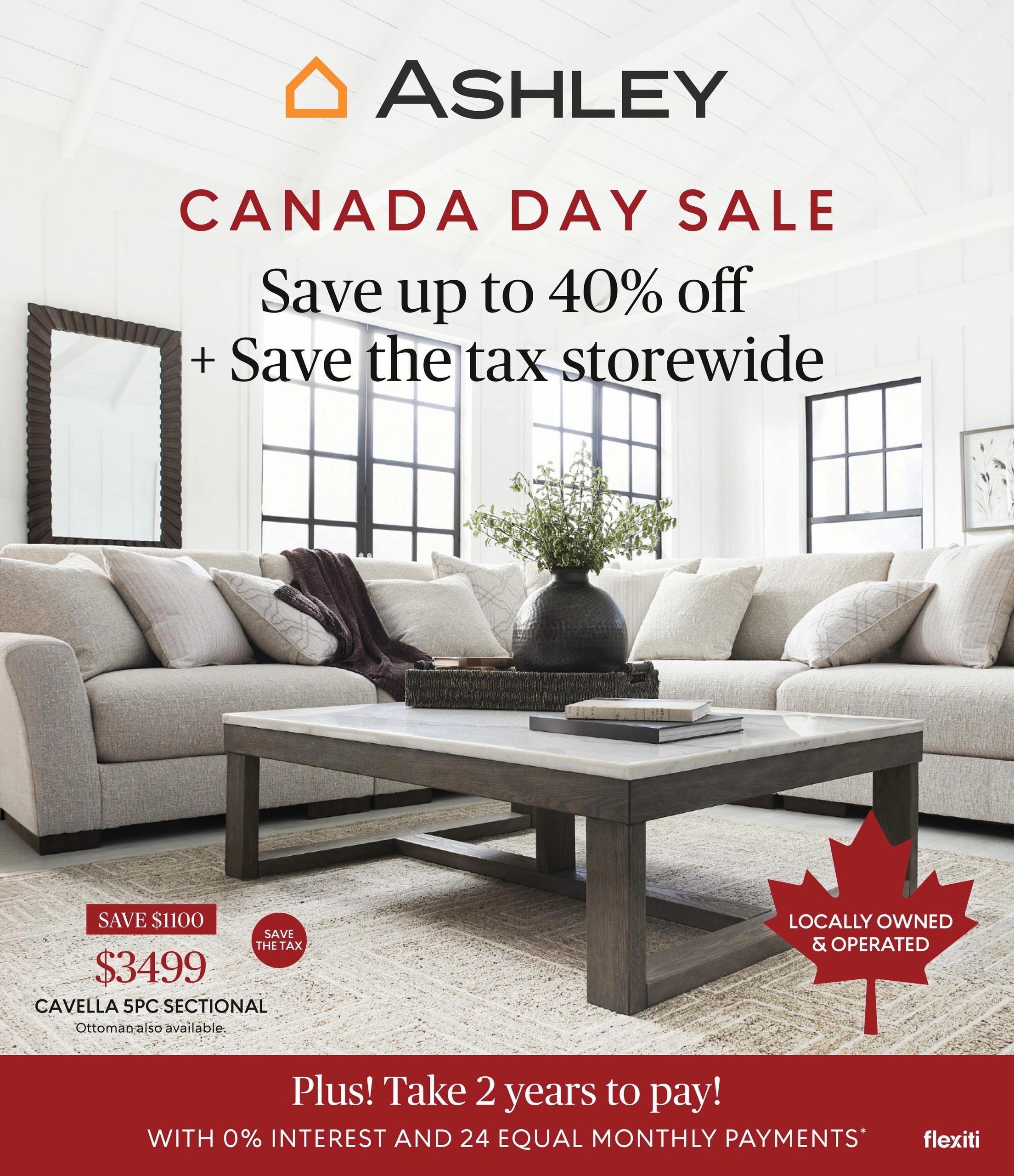 Ashley Homestore Atlantic flyer page 1
