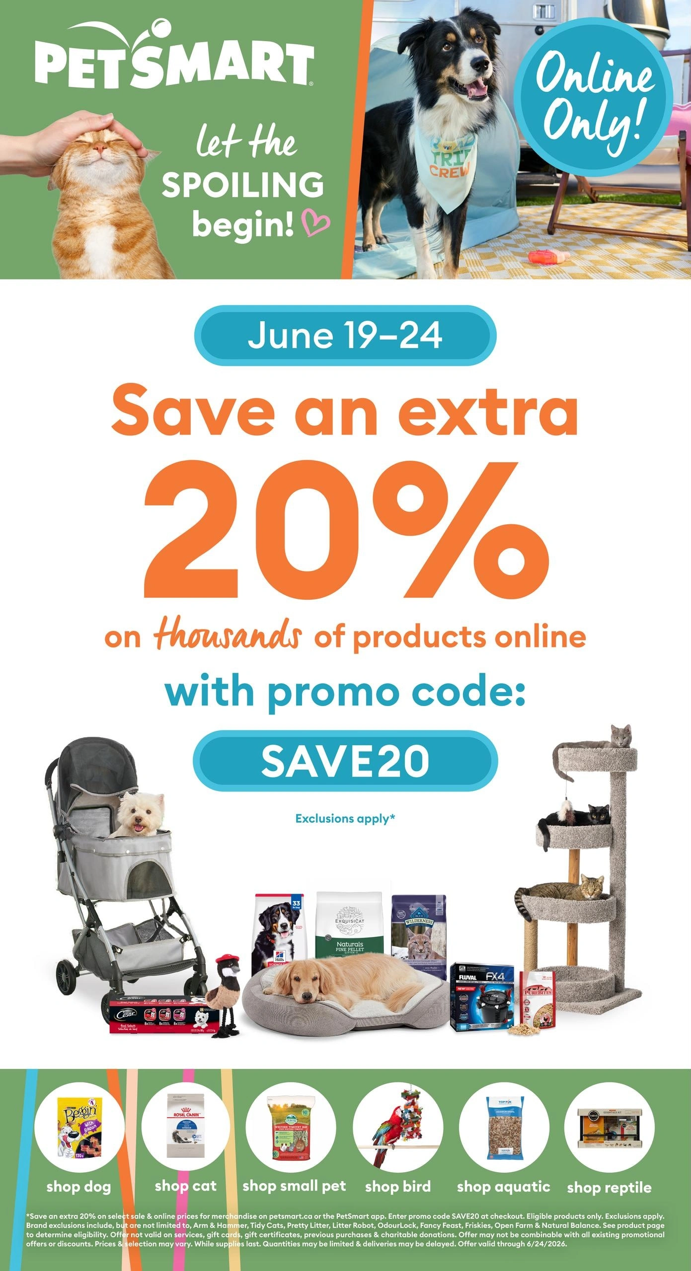 PetSmart flyer page 1