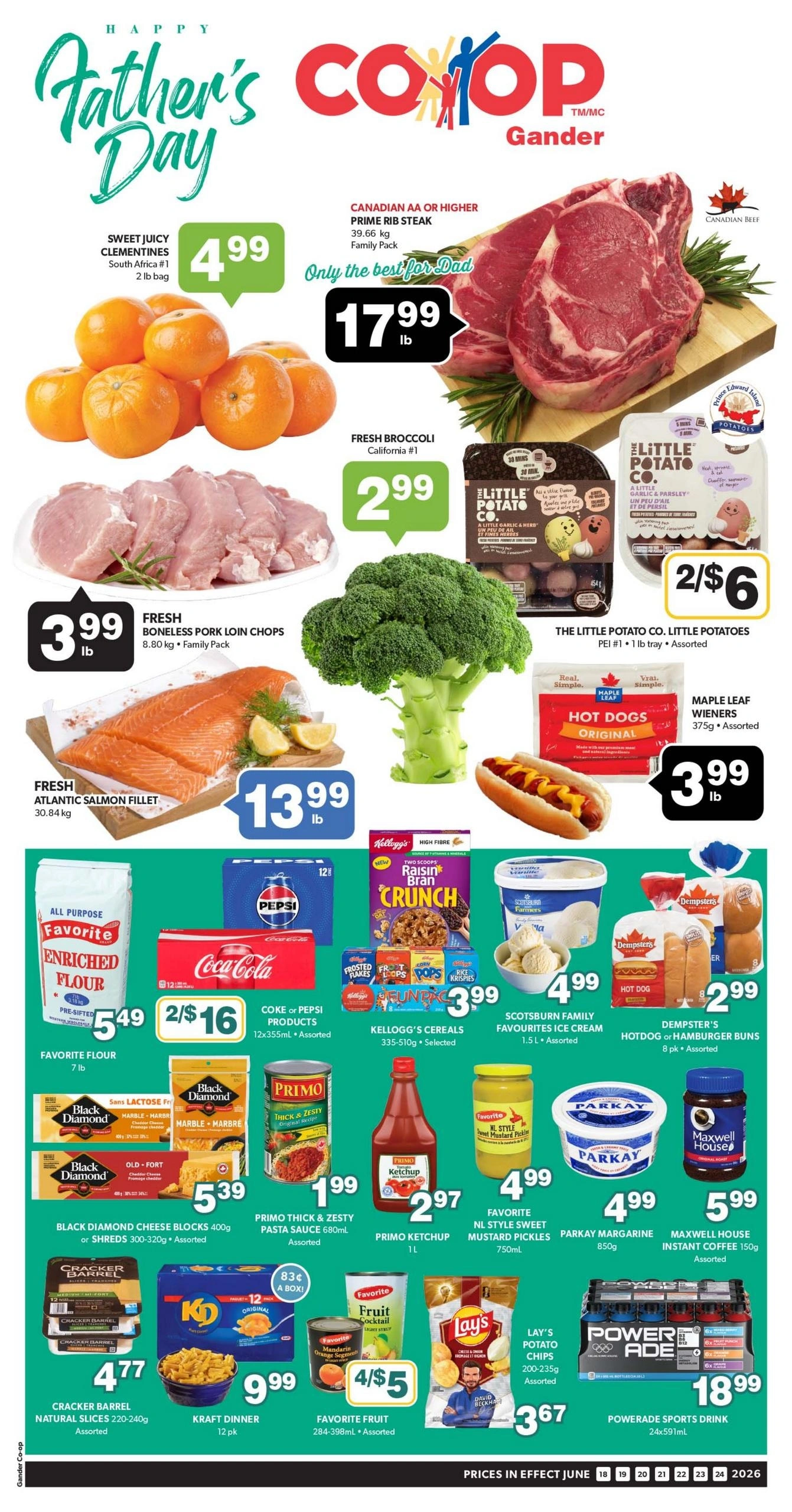 Gander Co-op flyer page 1