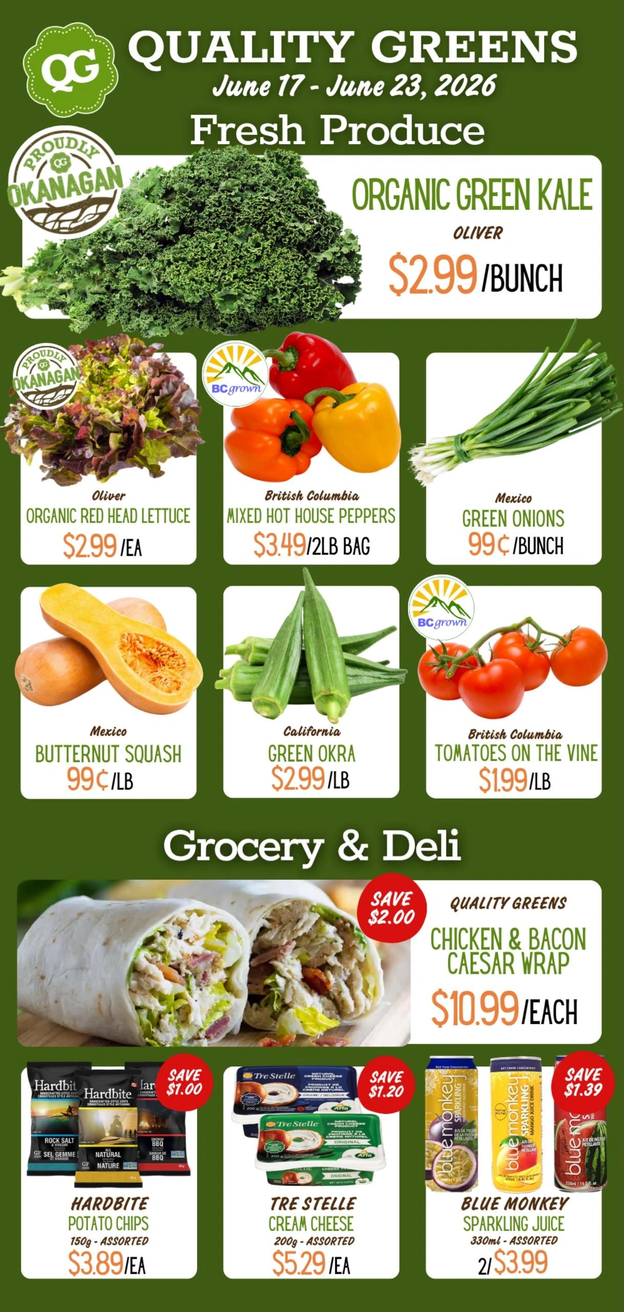 Quality Greens flyer page 1