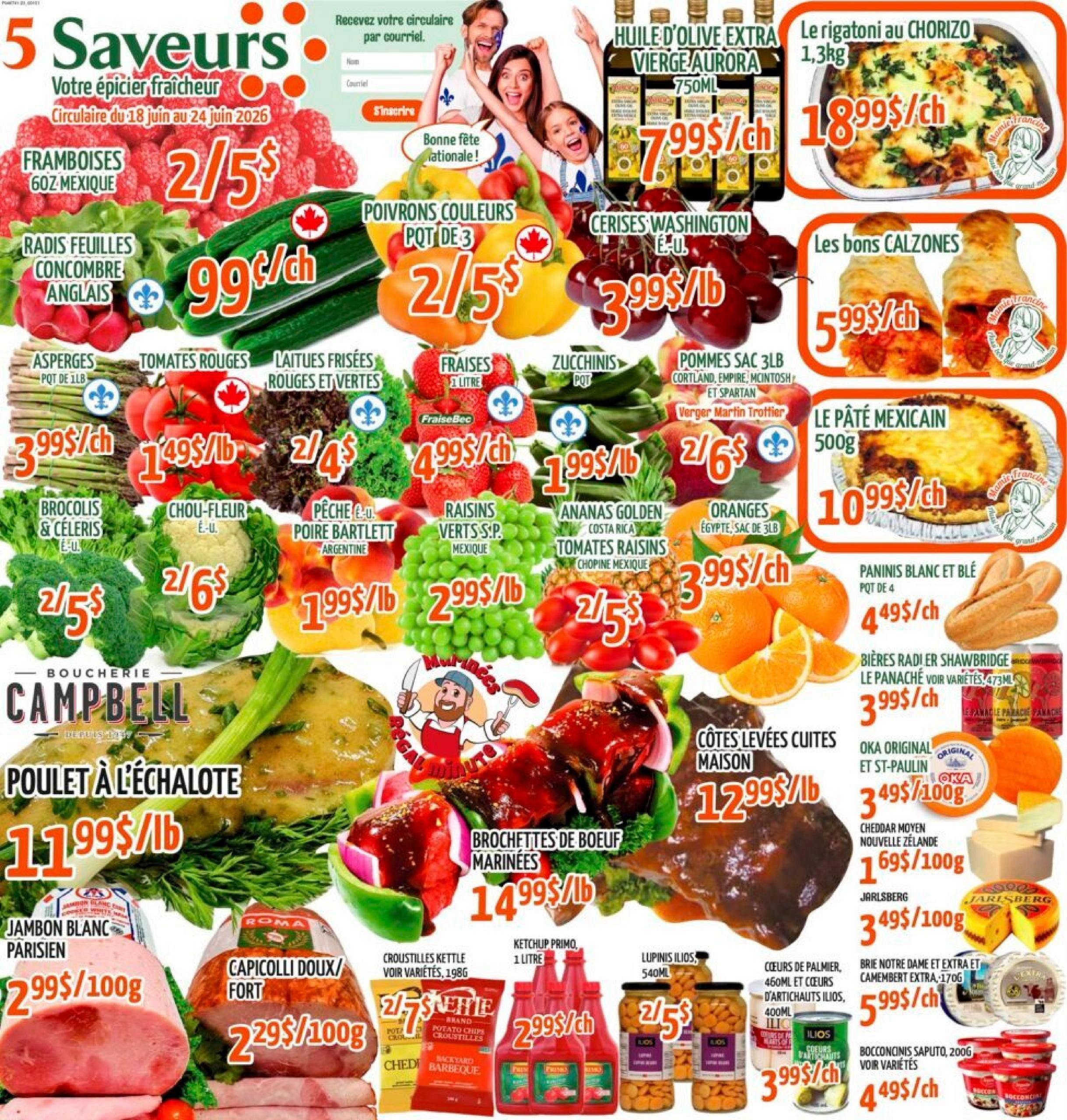 5 Saveurs flyer page 1