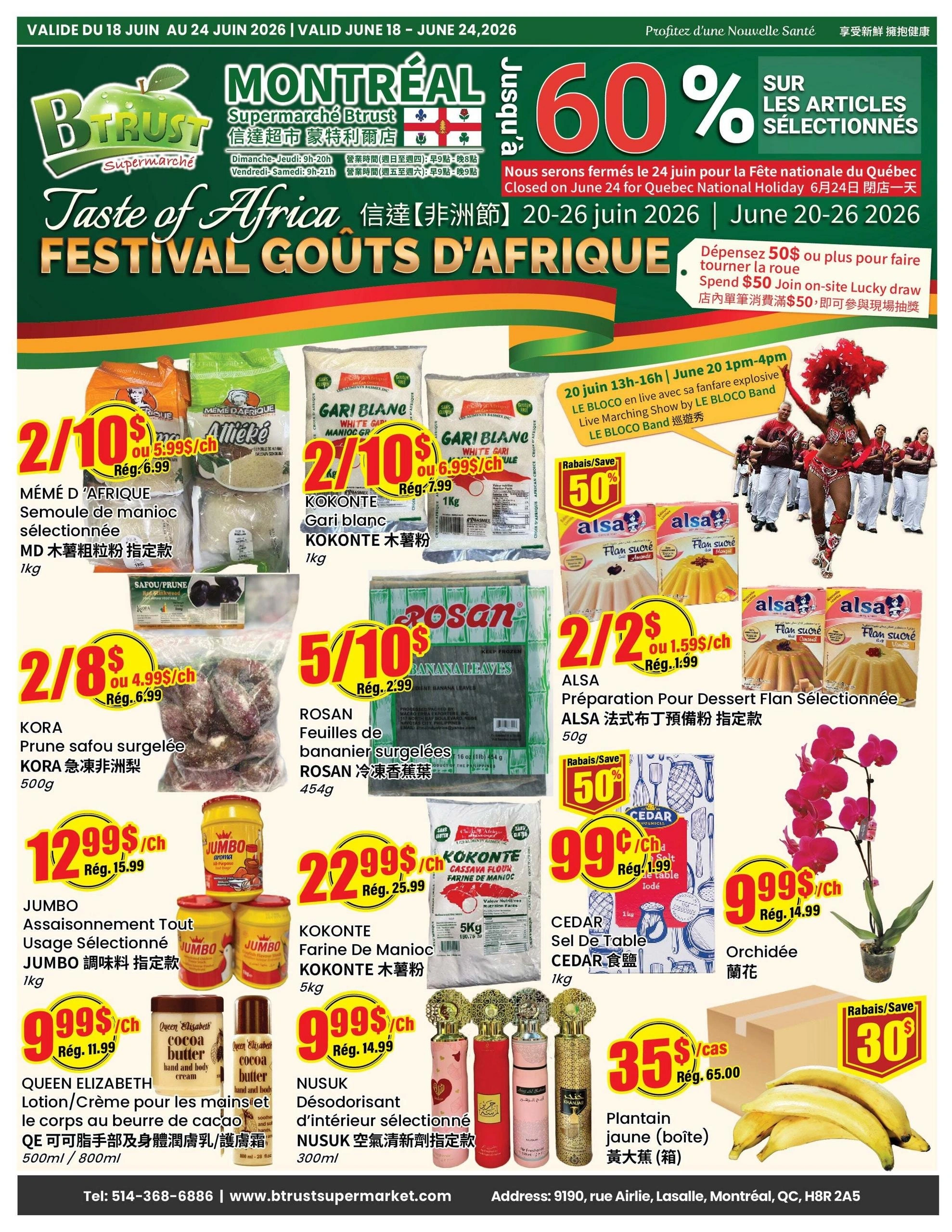 Btrust Supermarket flyer page 1