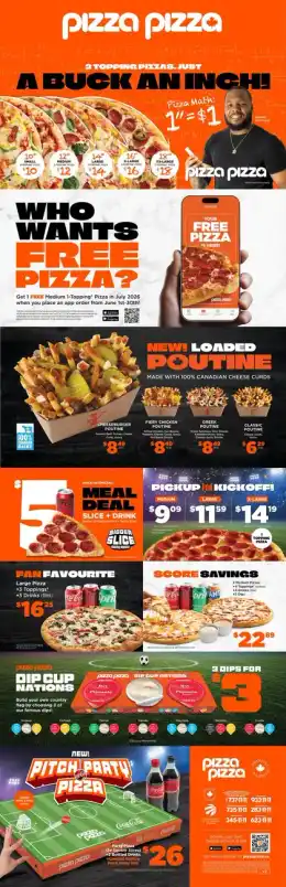 Pizza Pizza flyer