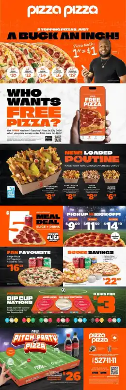 Pizza Pizza flyer
