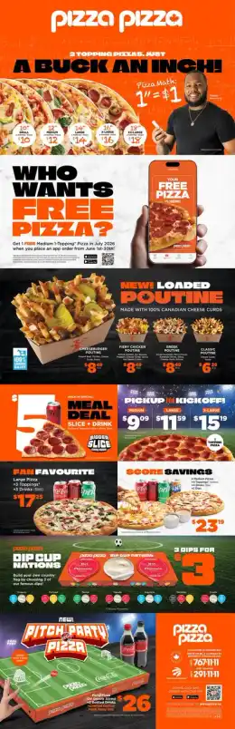 Pizza Pizza flyer