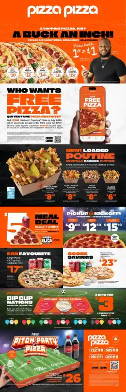 Pizza Pizza flyer
