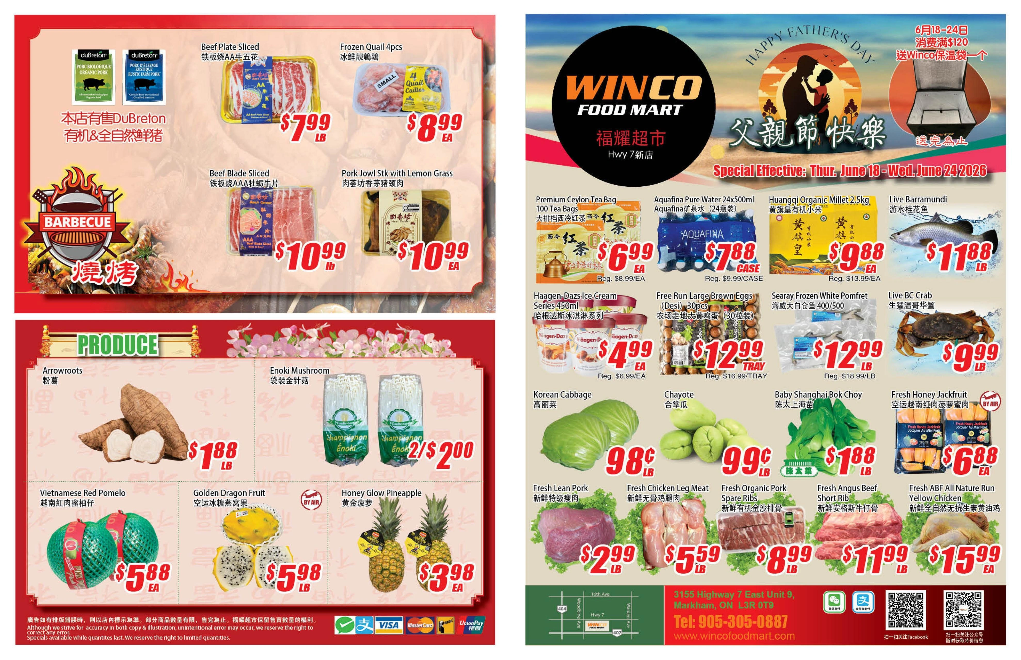 Winco Food Mart flyer page 1