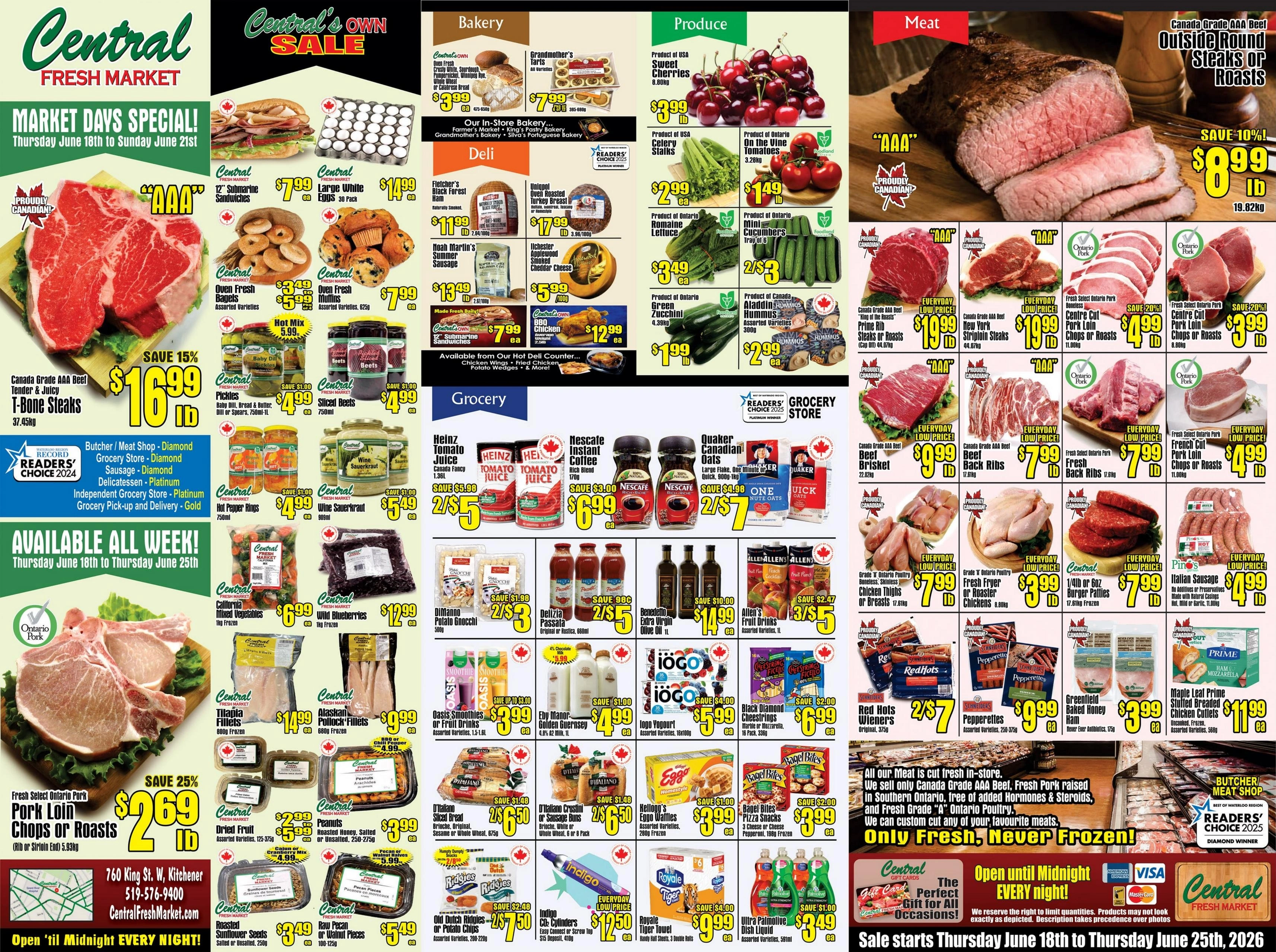 Central Fresh Market flyer page 1