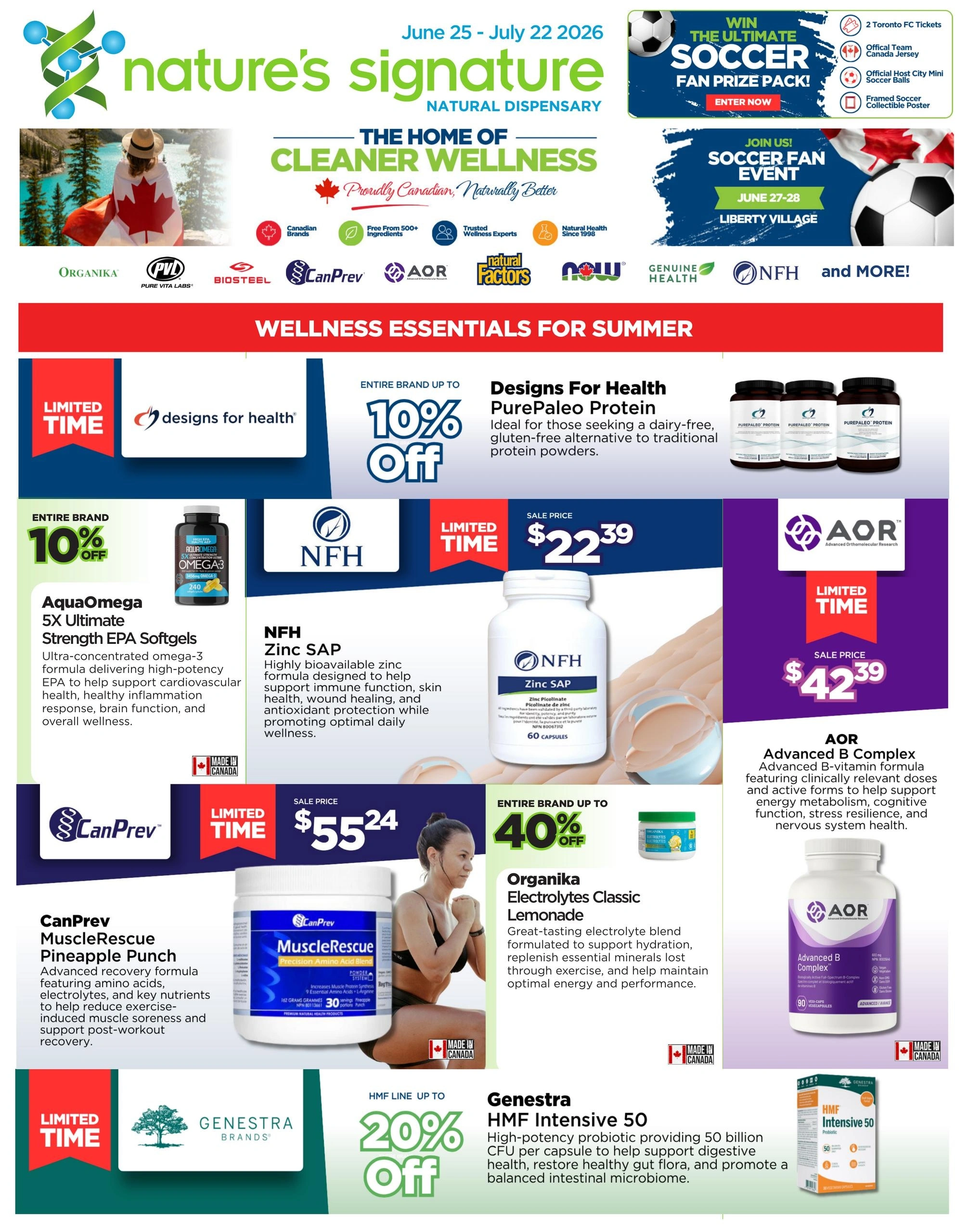 Nature's Source and Nature's Signature flyer page 1