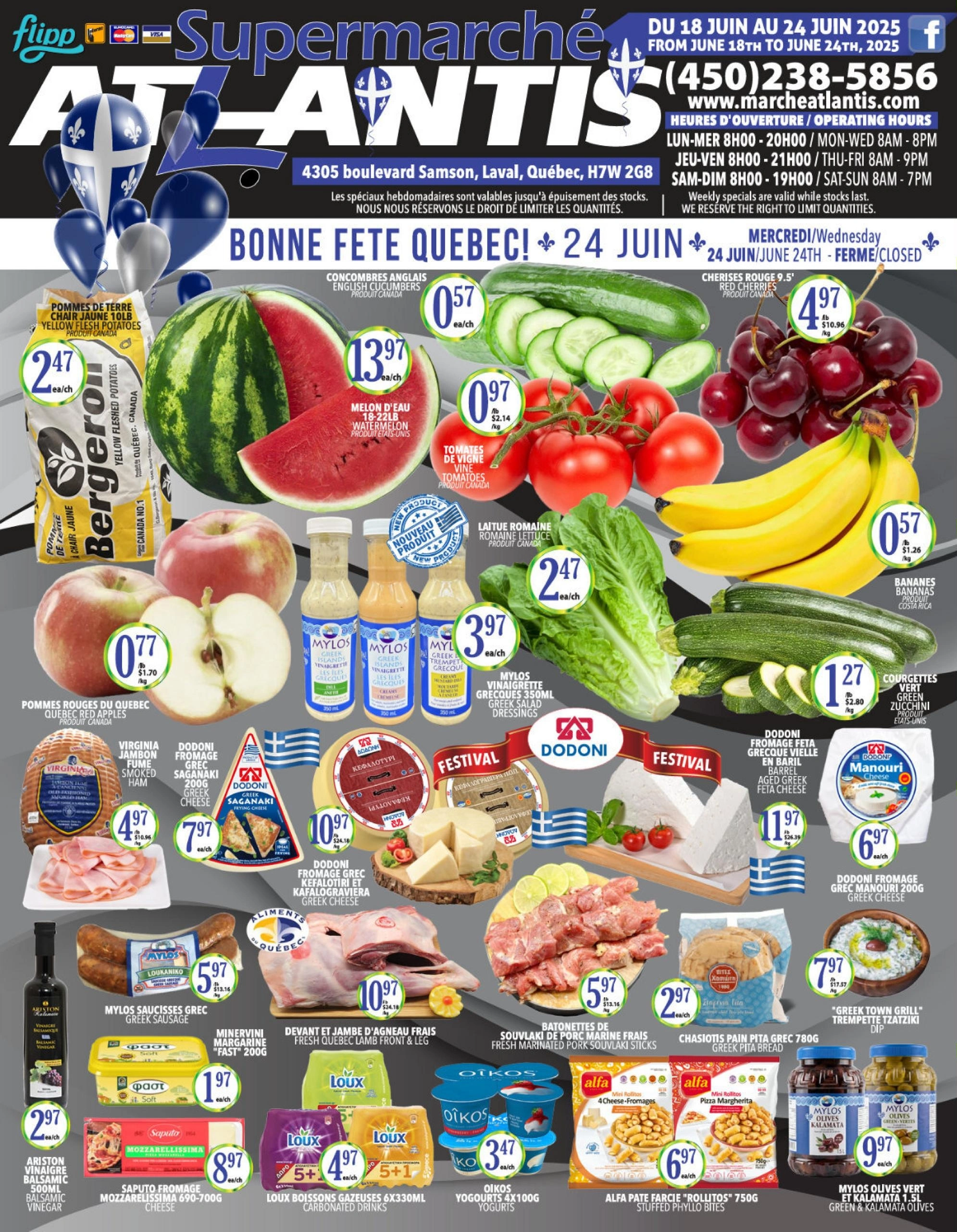 Supermarché Atlantis flyer page 1