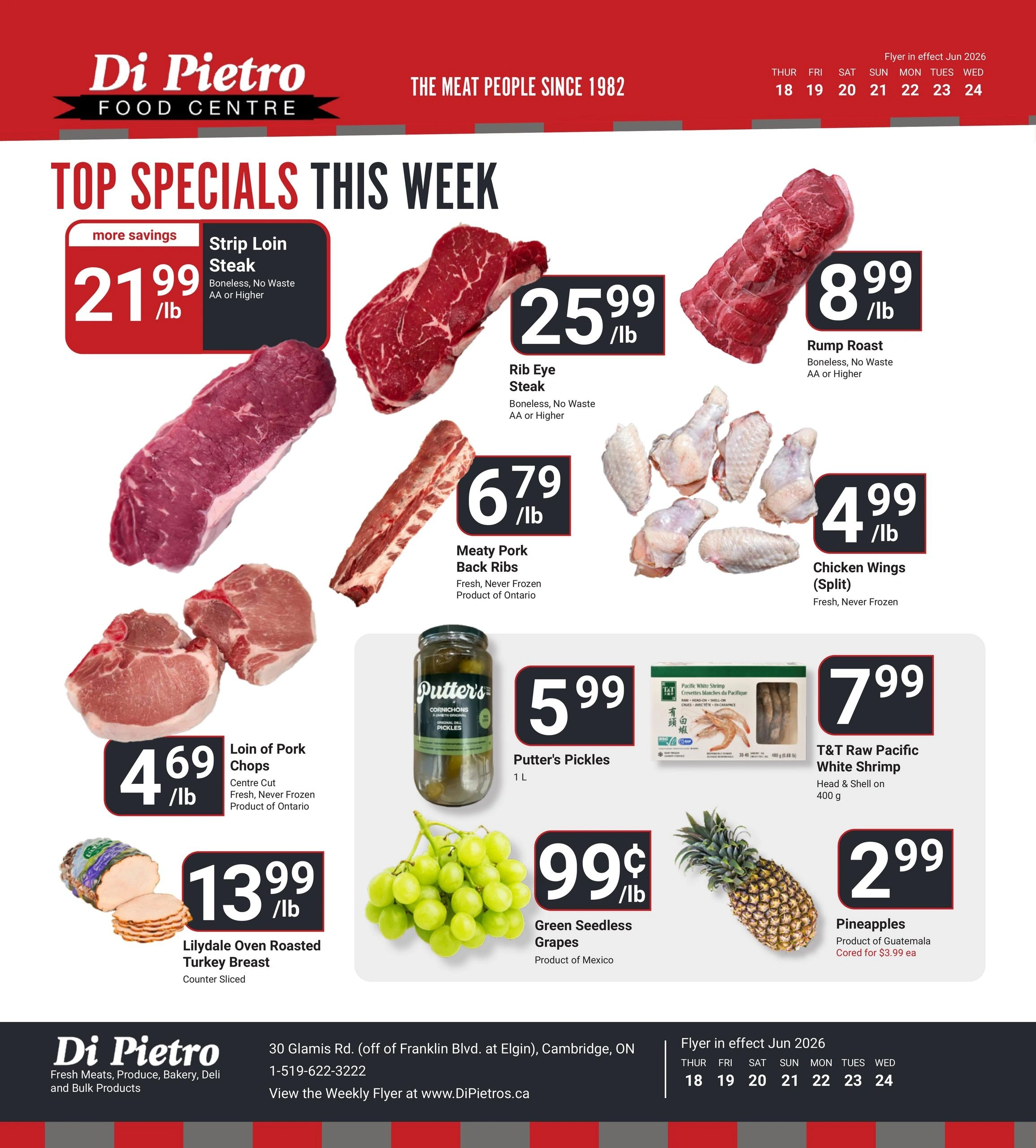 DiPietro's Fresh Meats flyer page 1