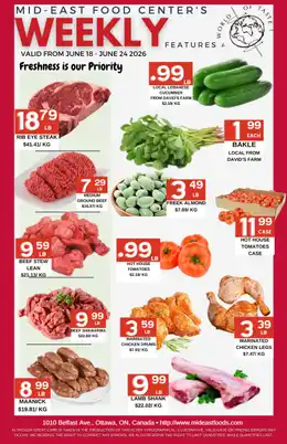 Mid-East Food Centre Indexed Weekly