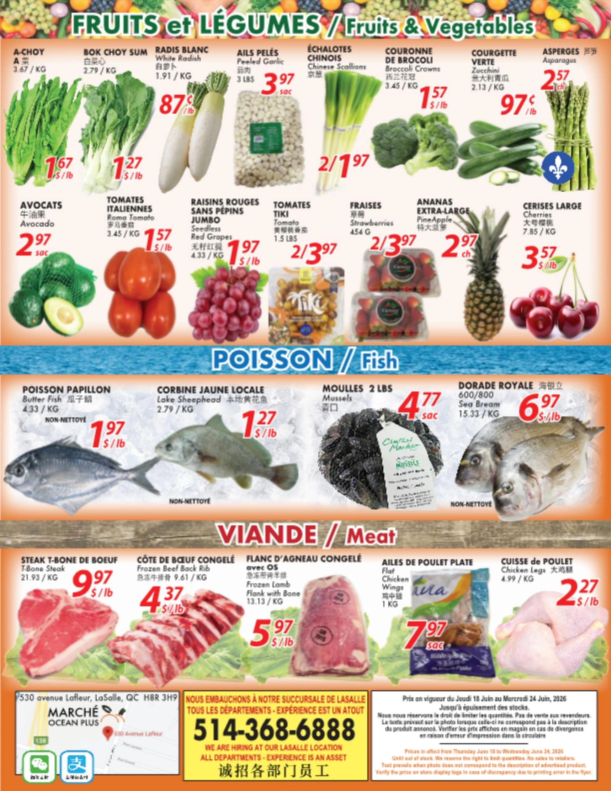 Marché Ocean Plus flyer page 1