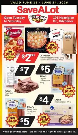 Save A Lot Grocery Outlet Indexed Weekly