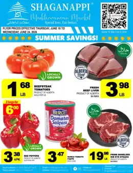 Shaganappi Mediterranean Market Indexed Weekly