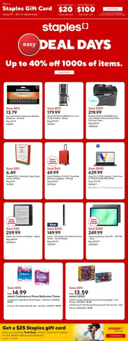 Staples Weekly