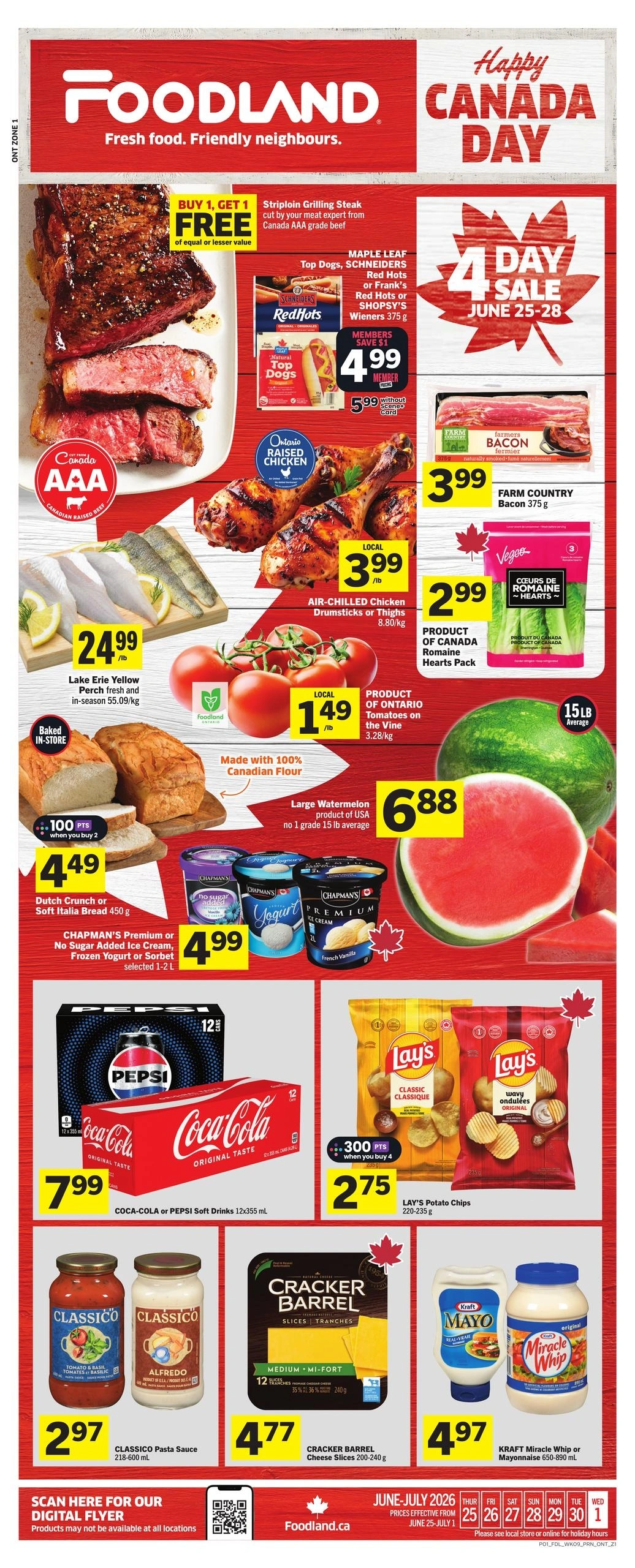 Foodland flyer page 1