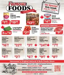 Famous Foods  Indexed Weekly