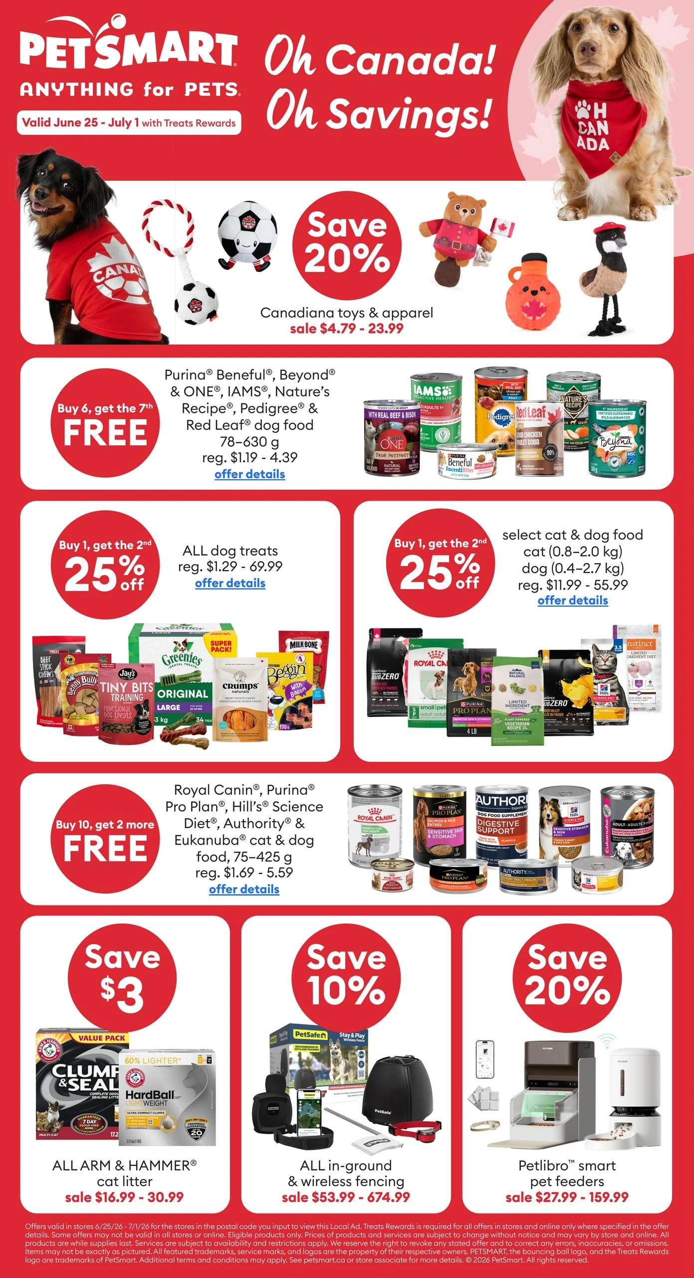 PetSmart flyer page 1