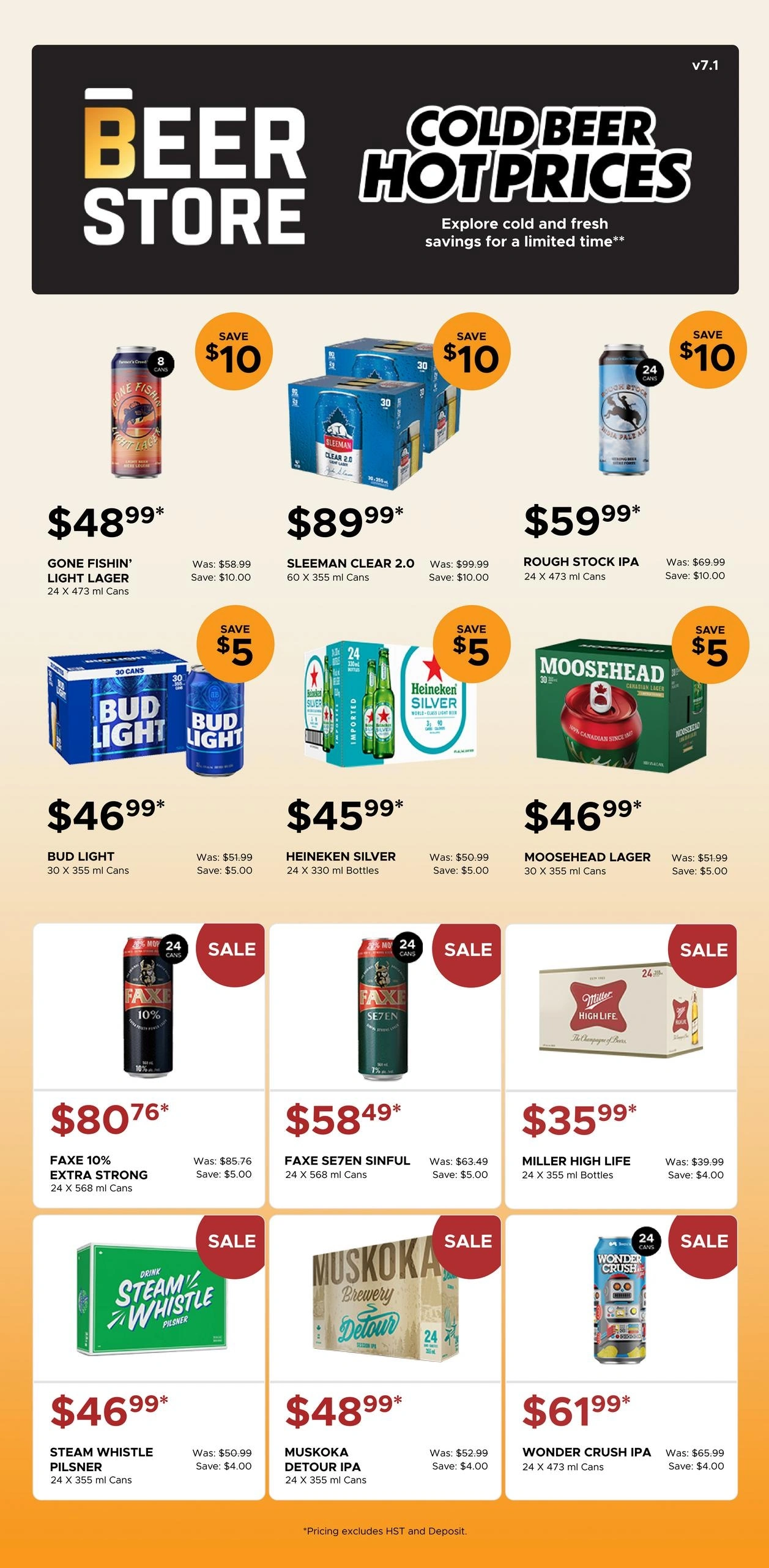 The Beer Store flyer page 1