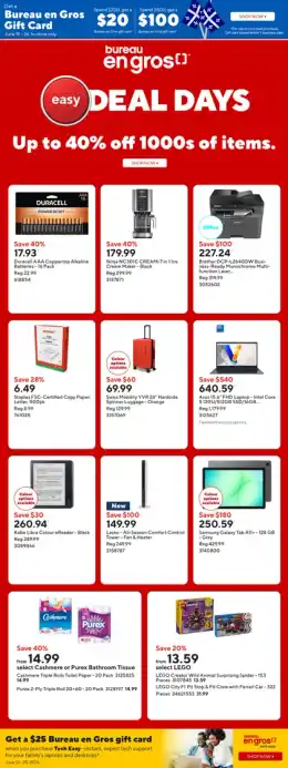 Bureau en gros Weekly Ad