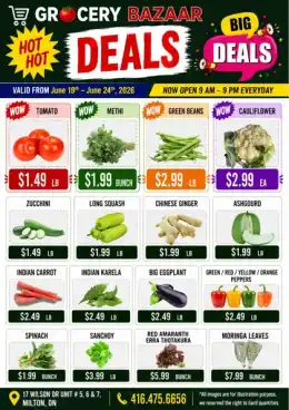 Grocery Bazaar Indexed Weekly