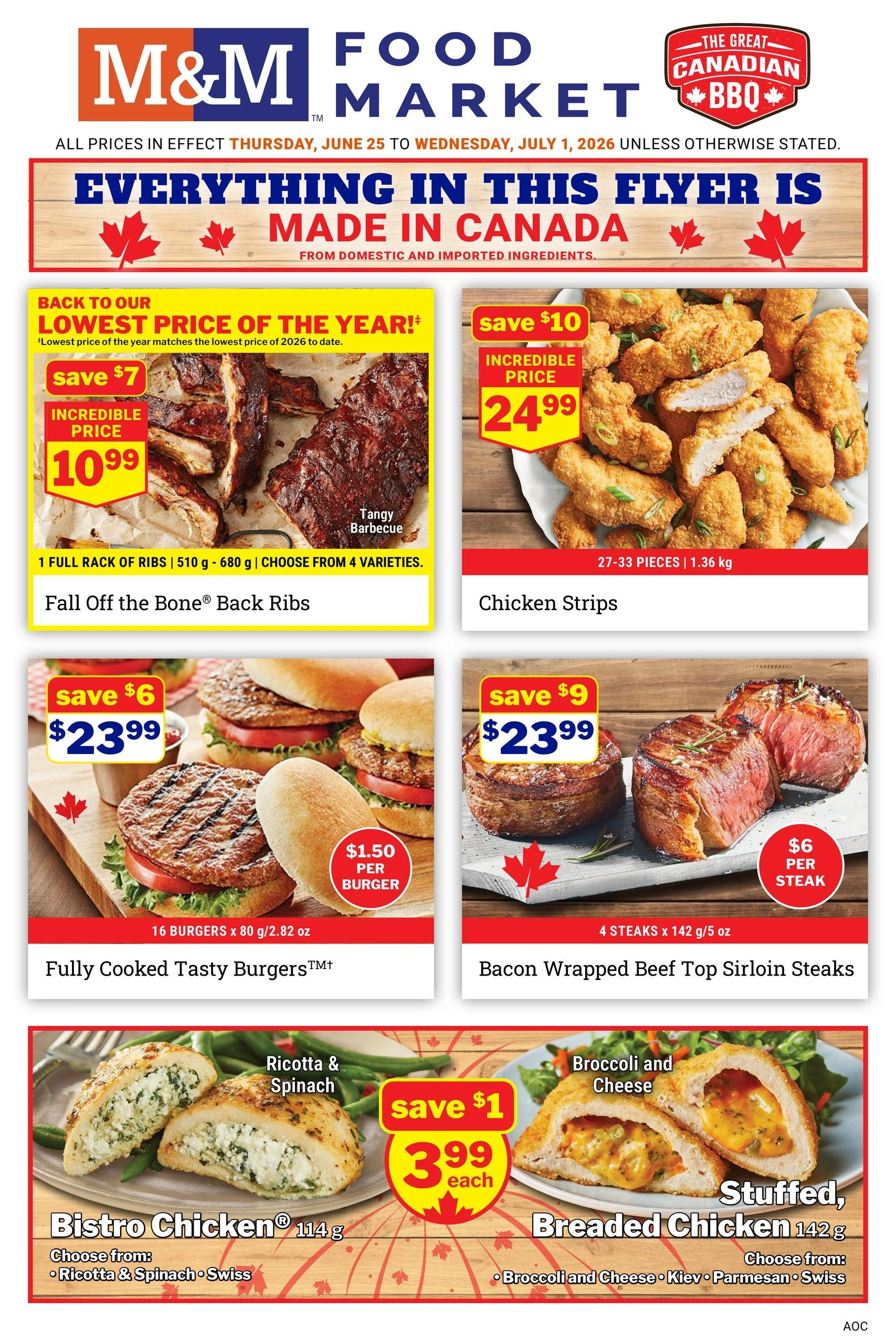 M&M Food Market flyer page 1